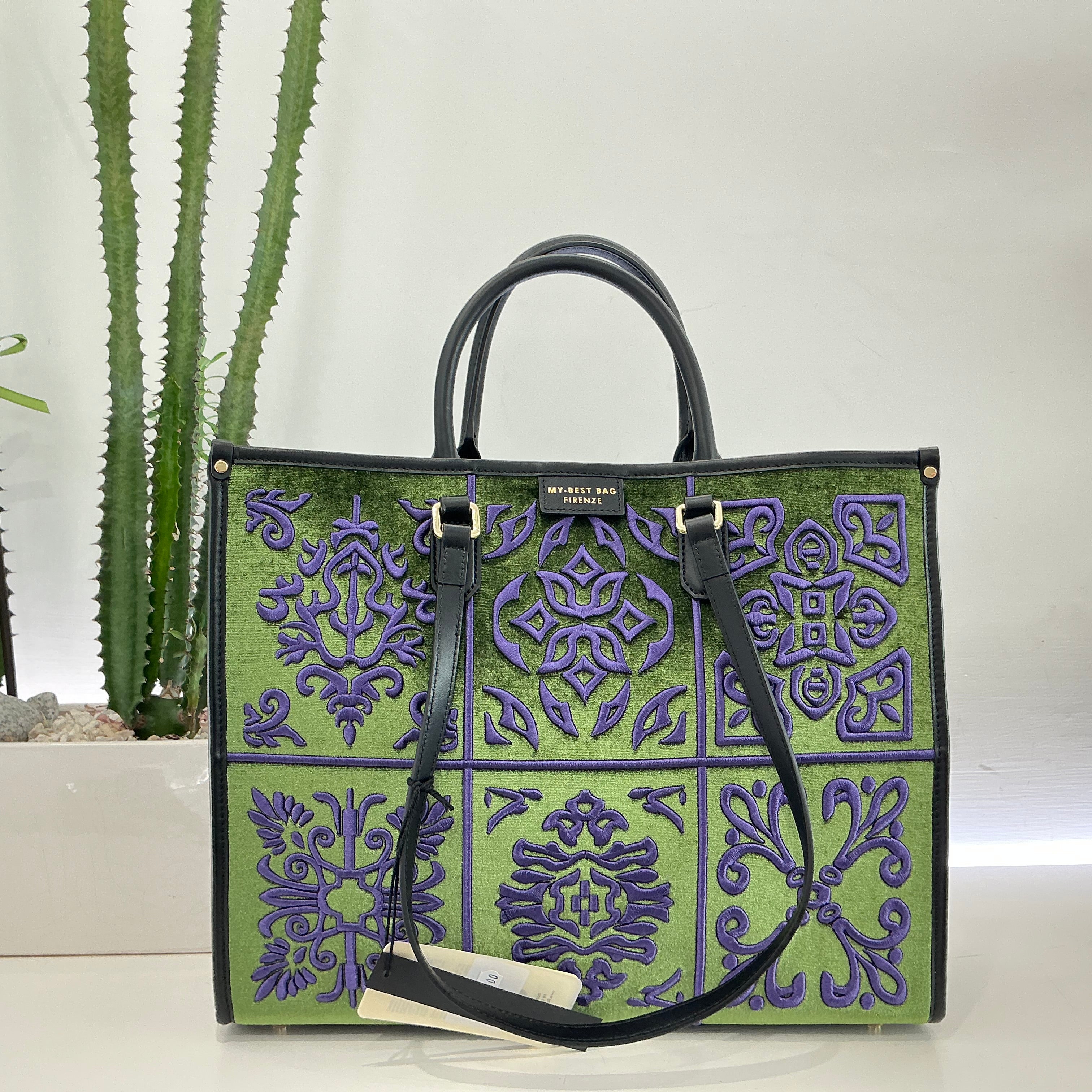 Borsa ATENA-LISBONA ENGLISH FERN grande
