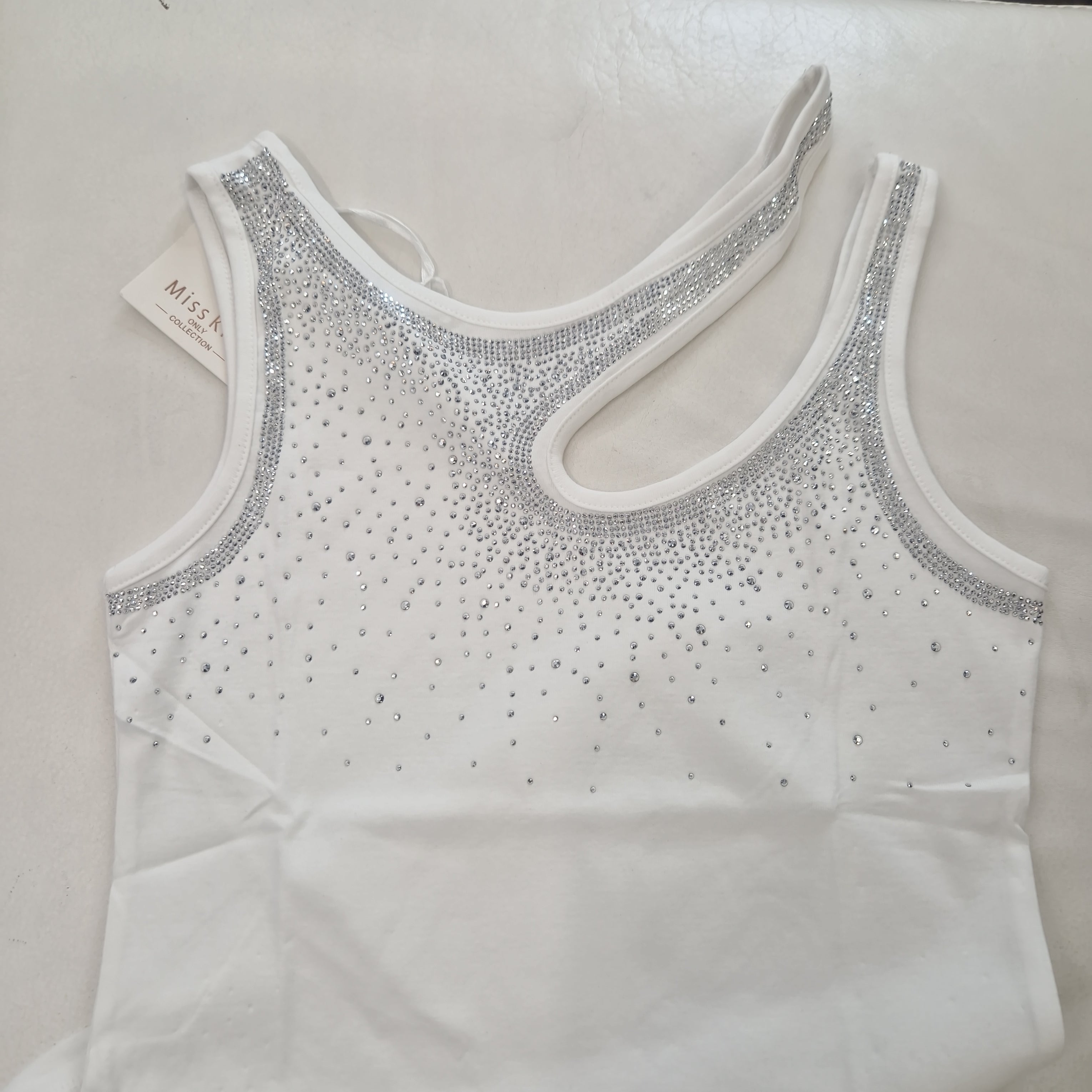 Rhinestone tank top