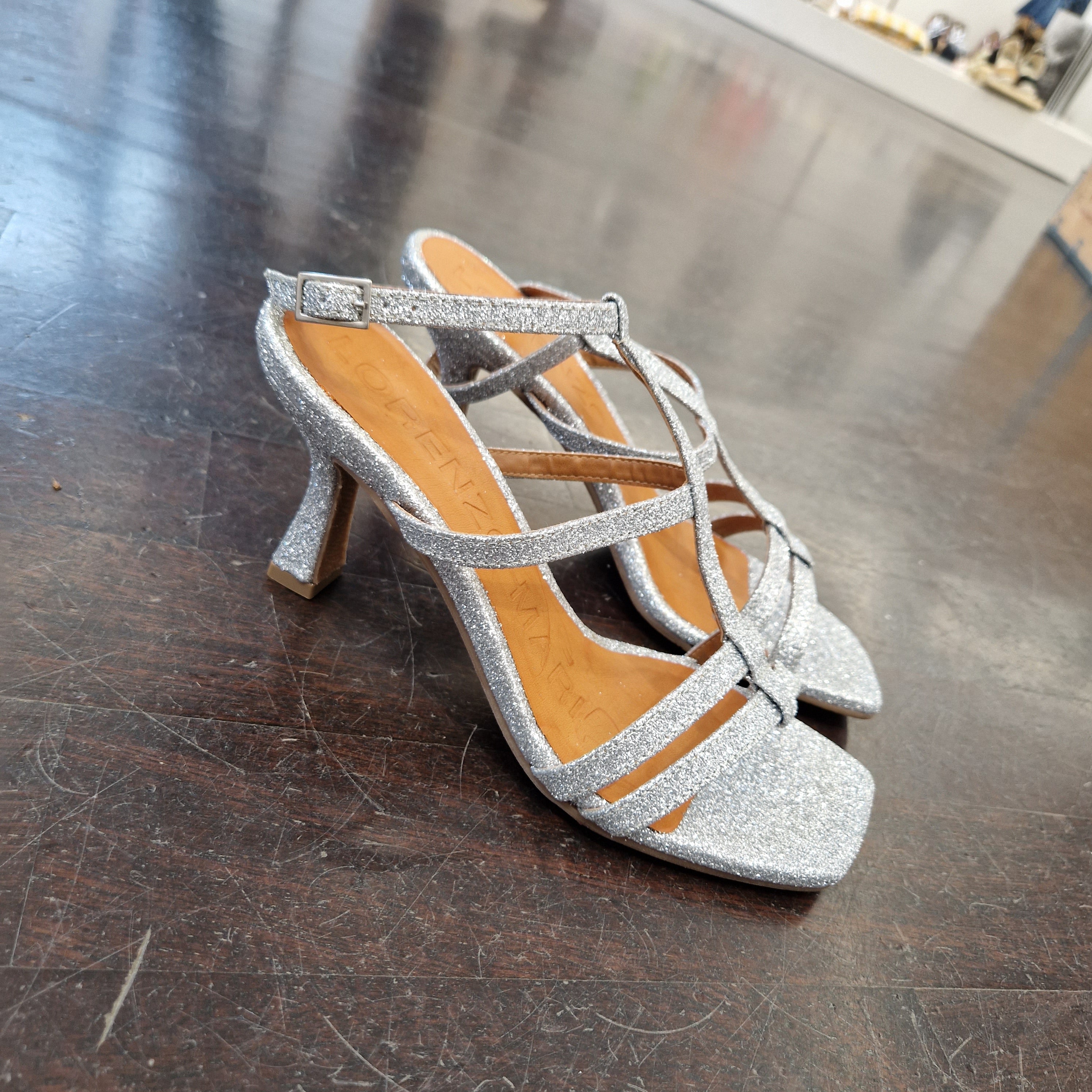 Lorenzo Mari glitter sandal