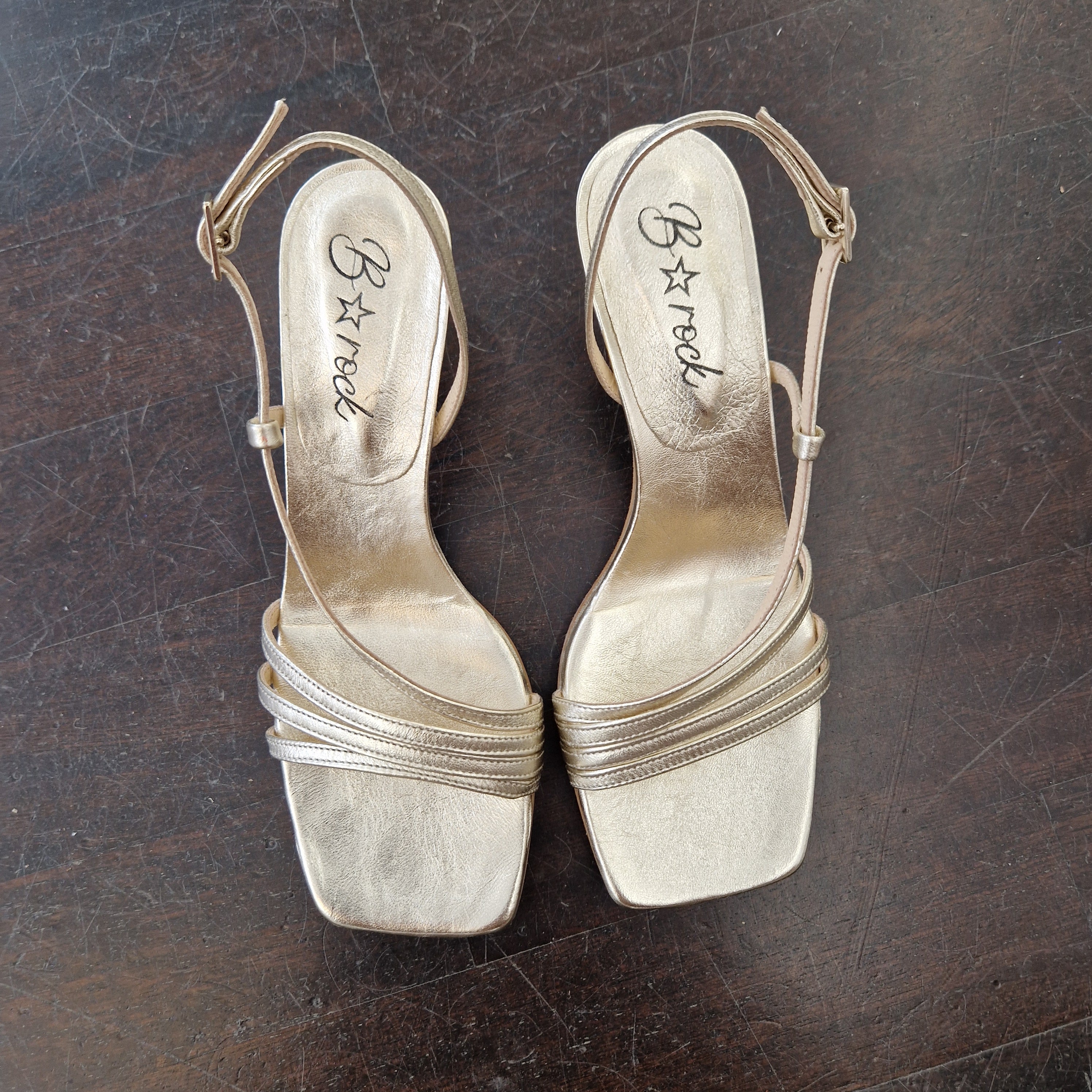 Copy of B Rock gold sandal
