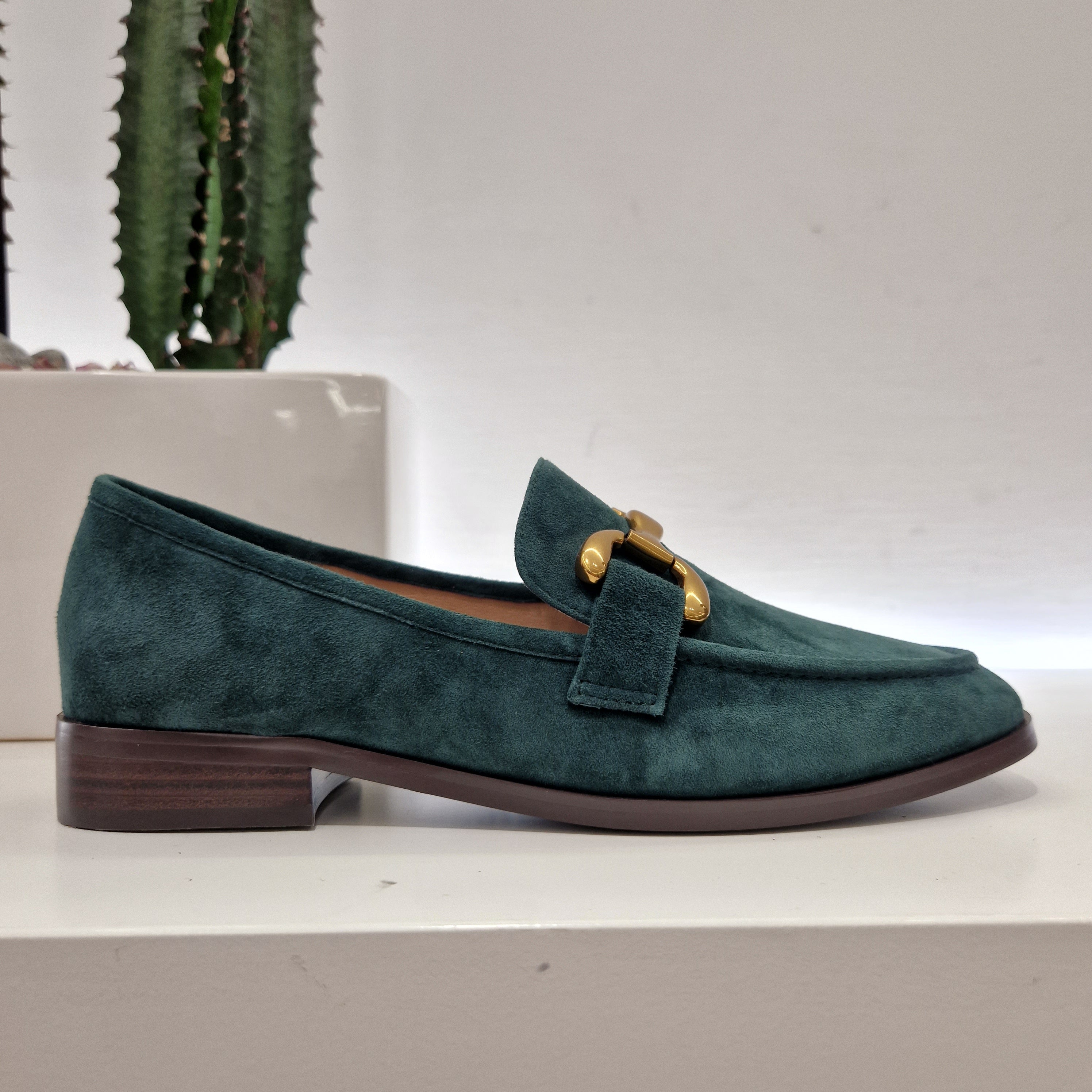 Bibilou moccasin cam bottle green