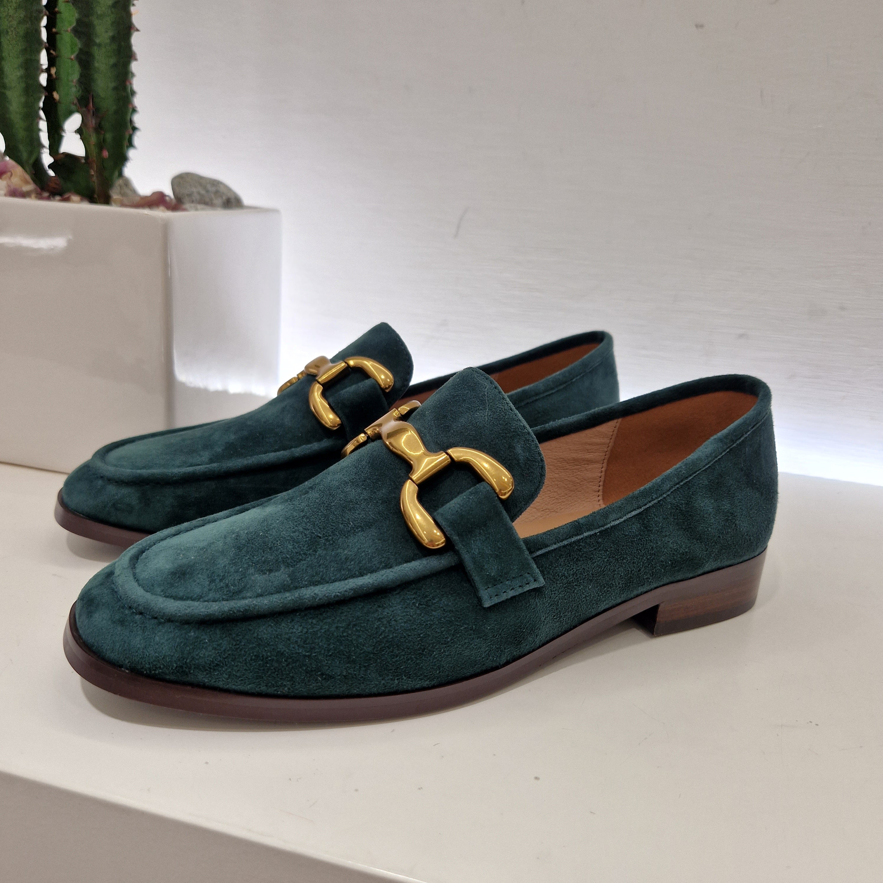 Bibilou moccasin cam bottle green