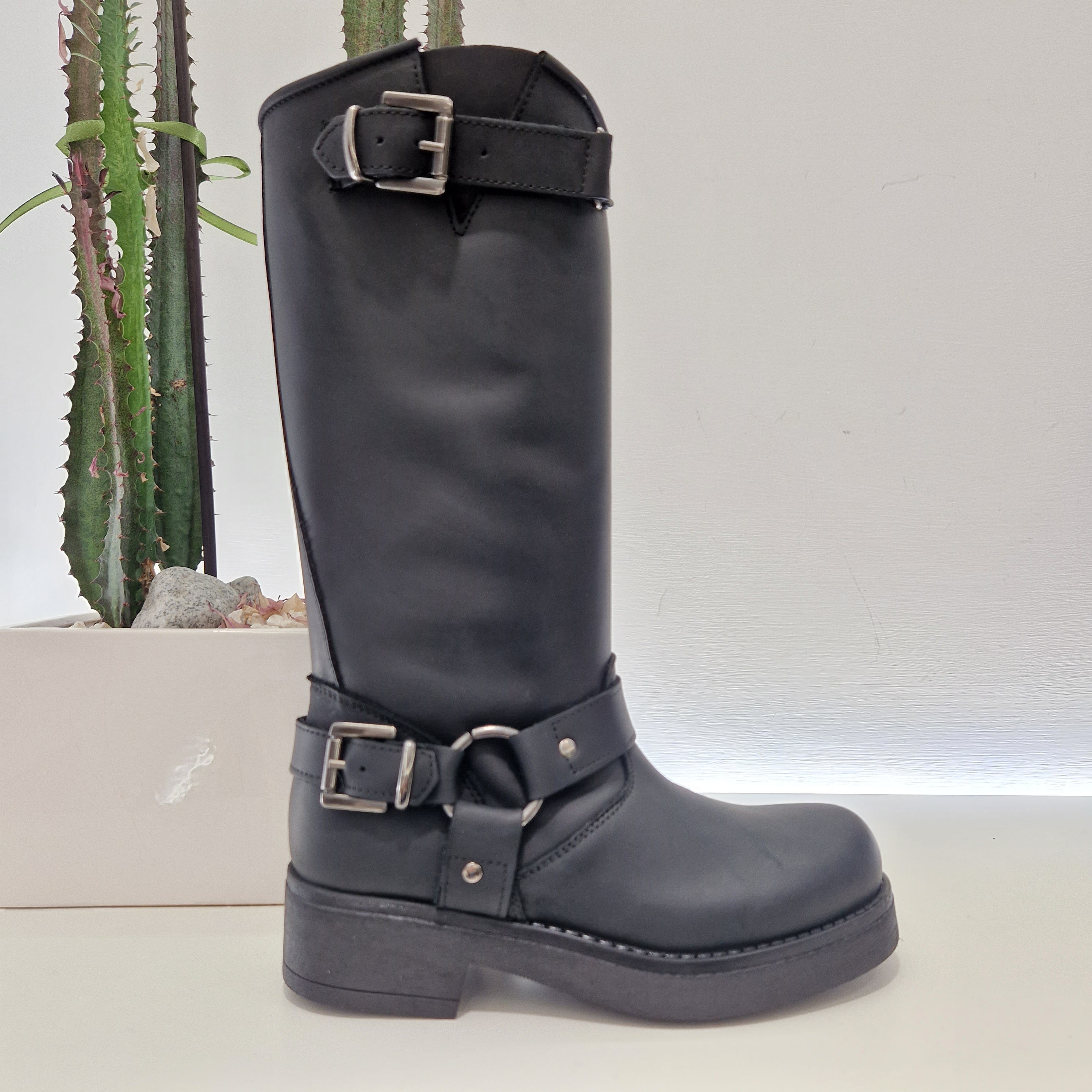 Stelio Malori biker corto con anello