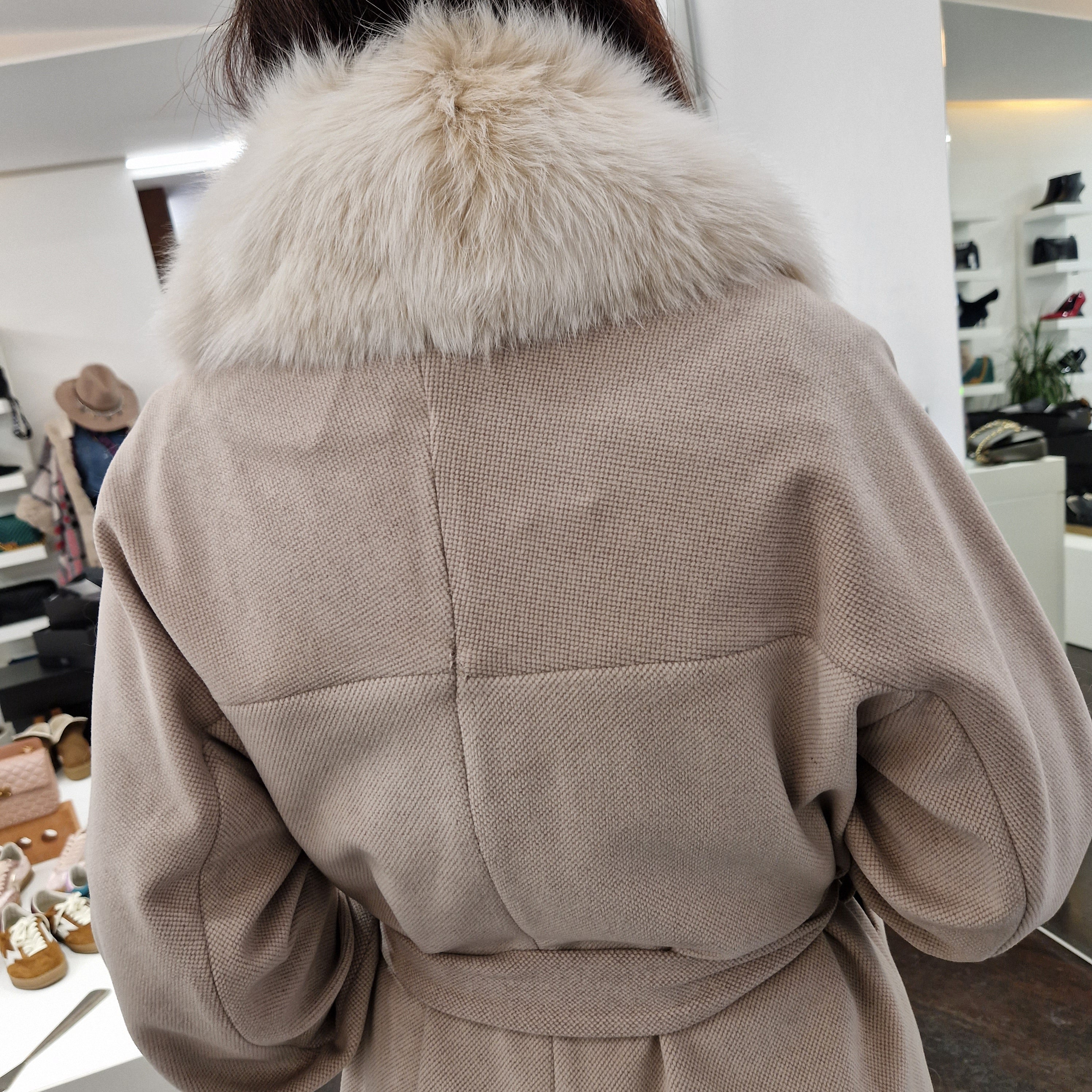 Wool/cashmere coat