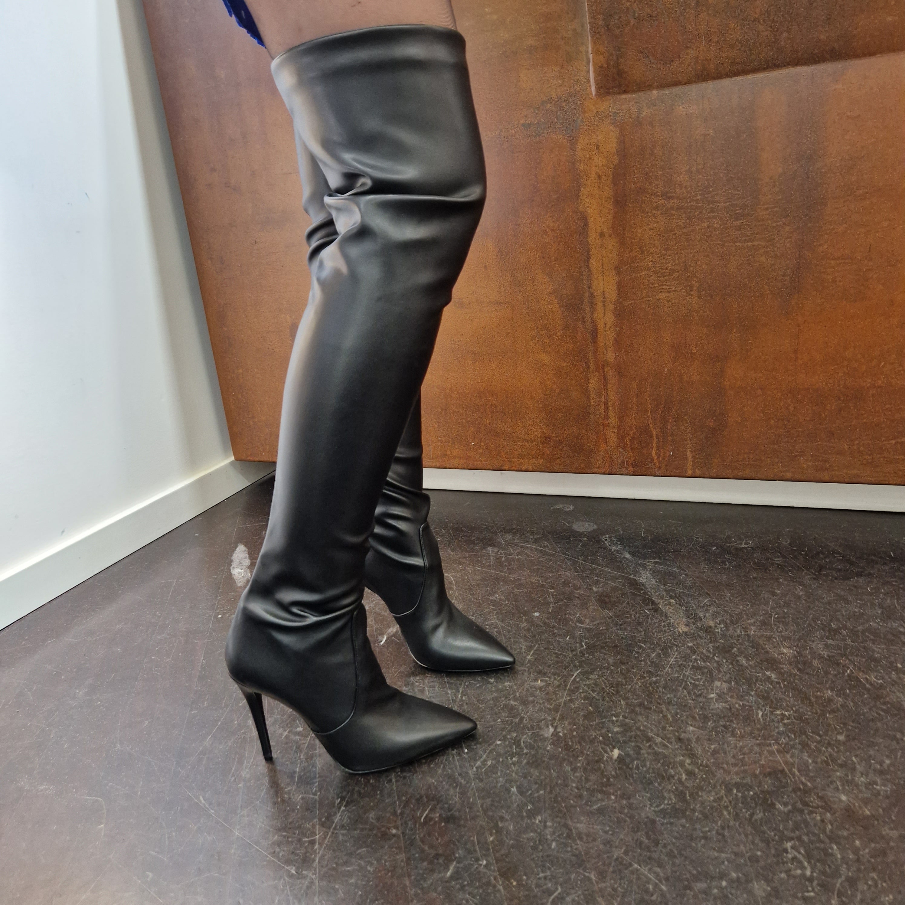WO Milano black long boot