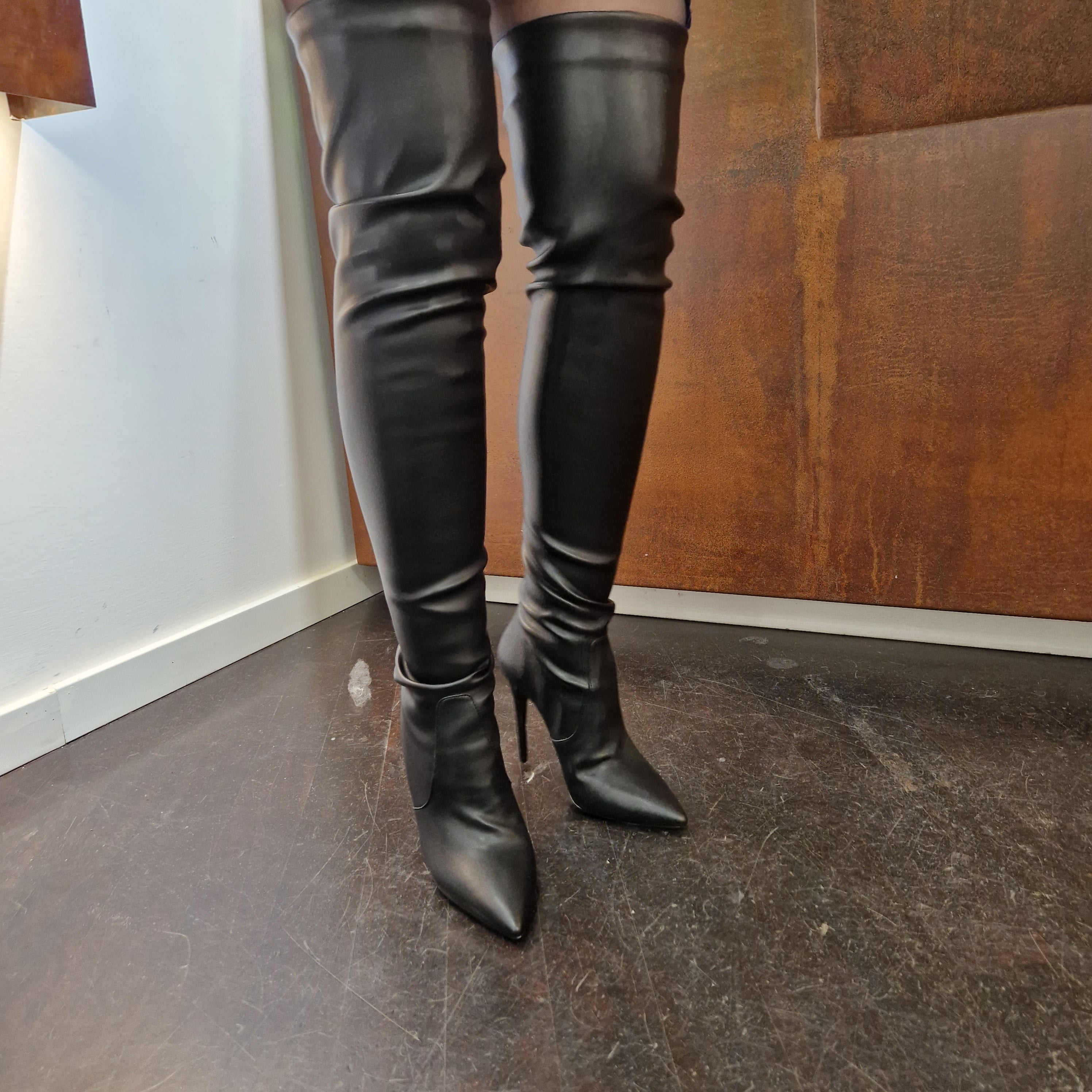 WO Milano black long boot