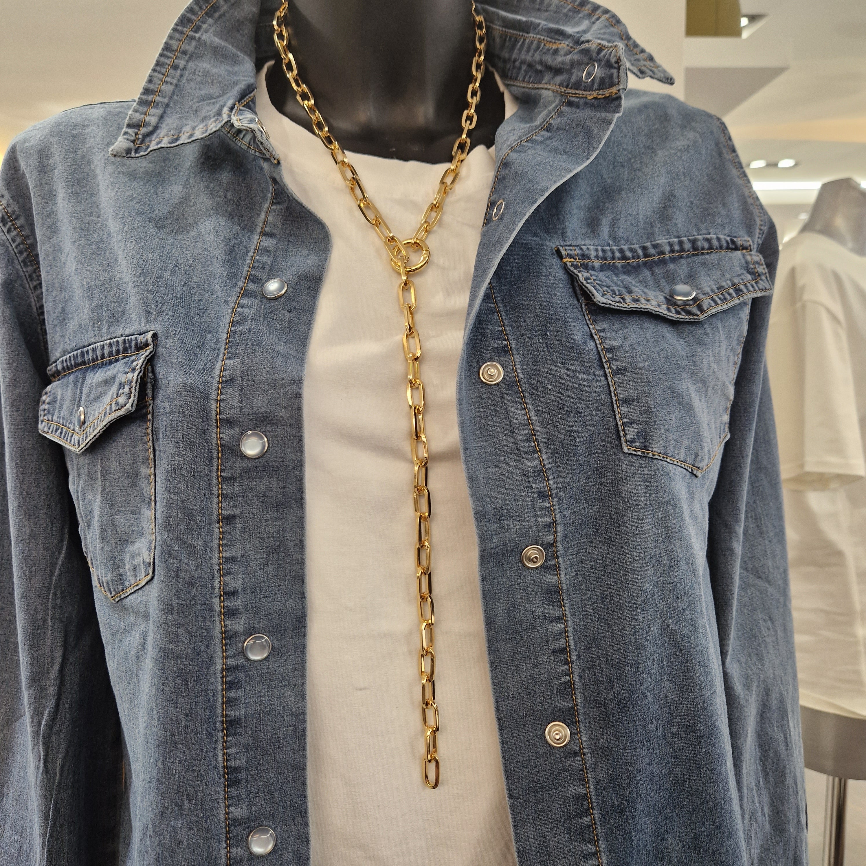 MINI-ME Gold Long Necklace