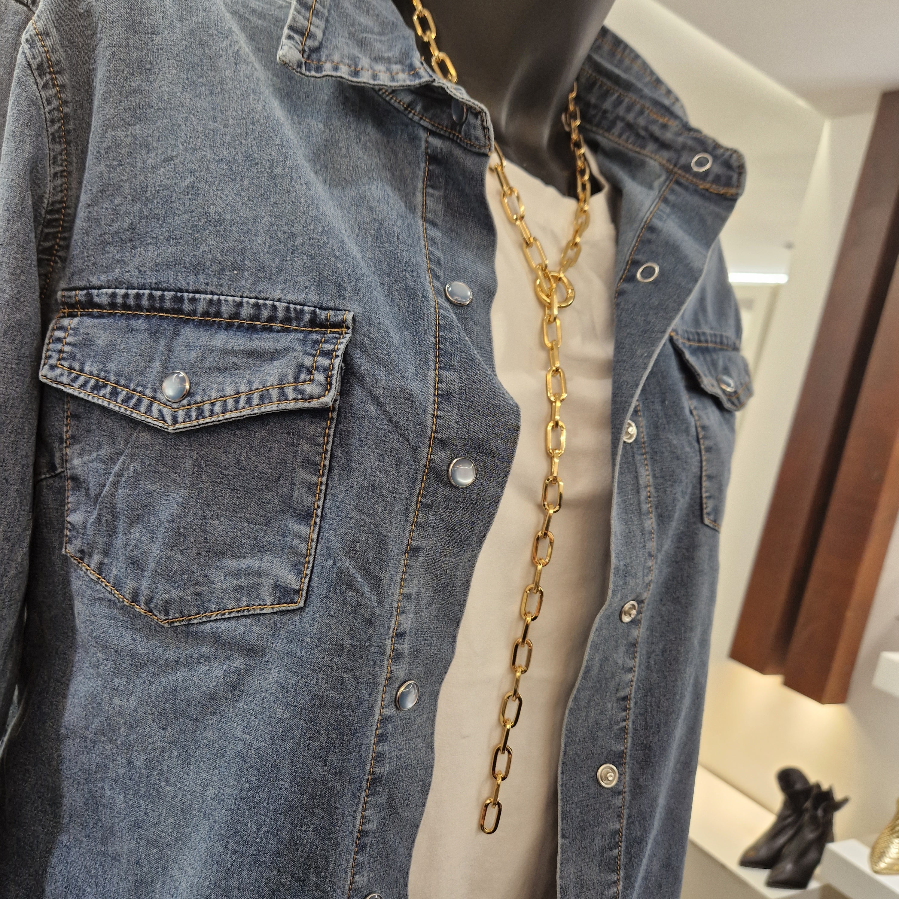 MINI-ME Gold Long Necklace