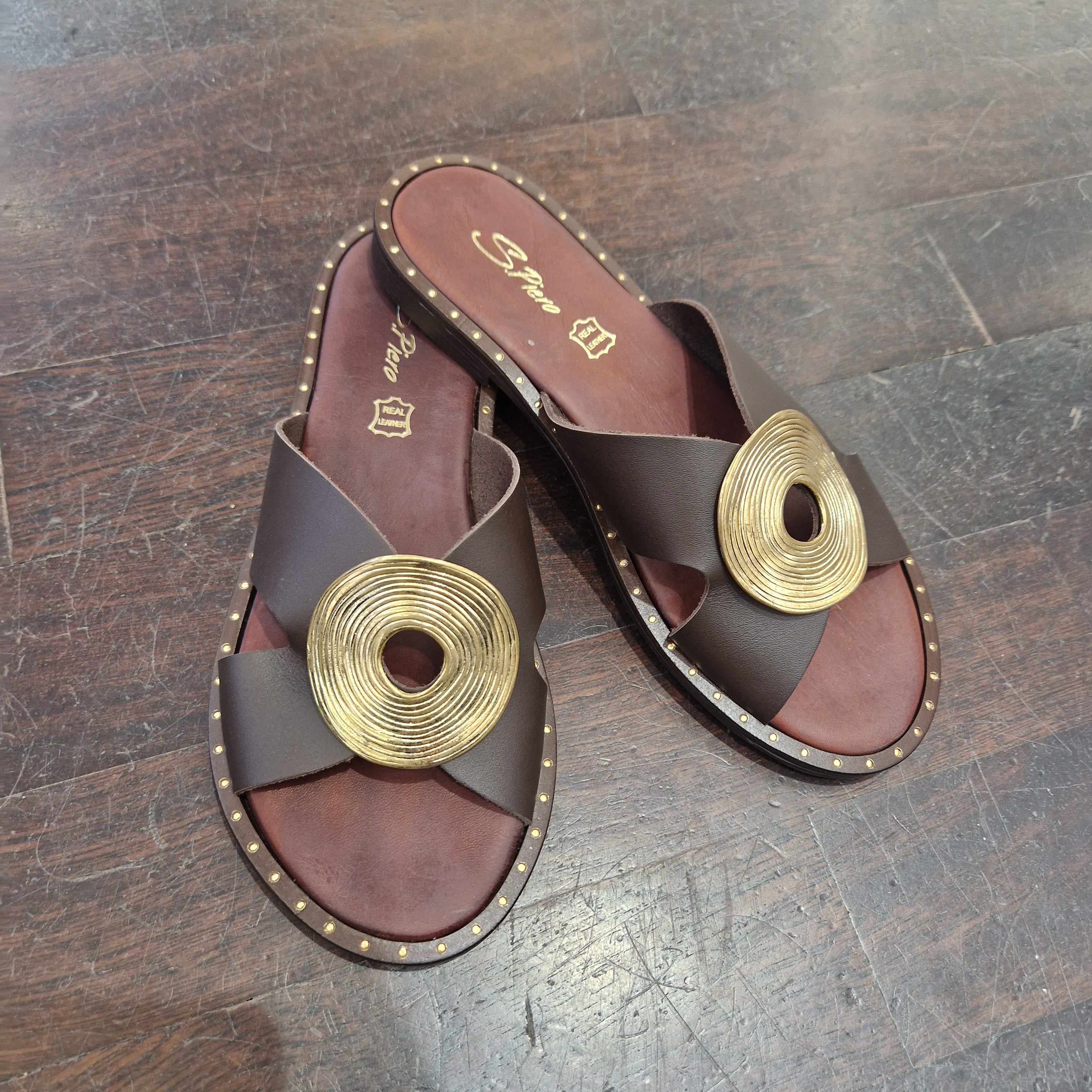 S. Piero ciabatta t.moro accessorio oro