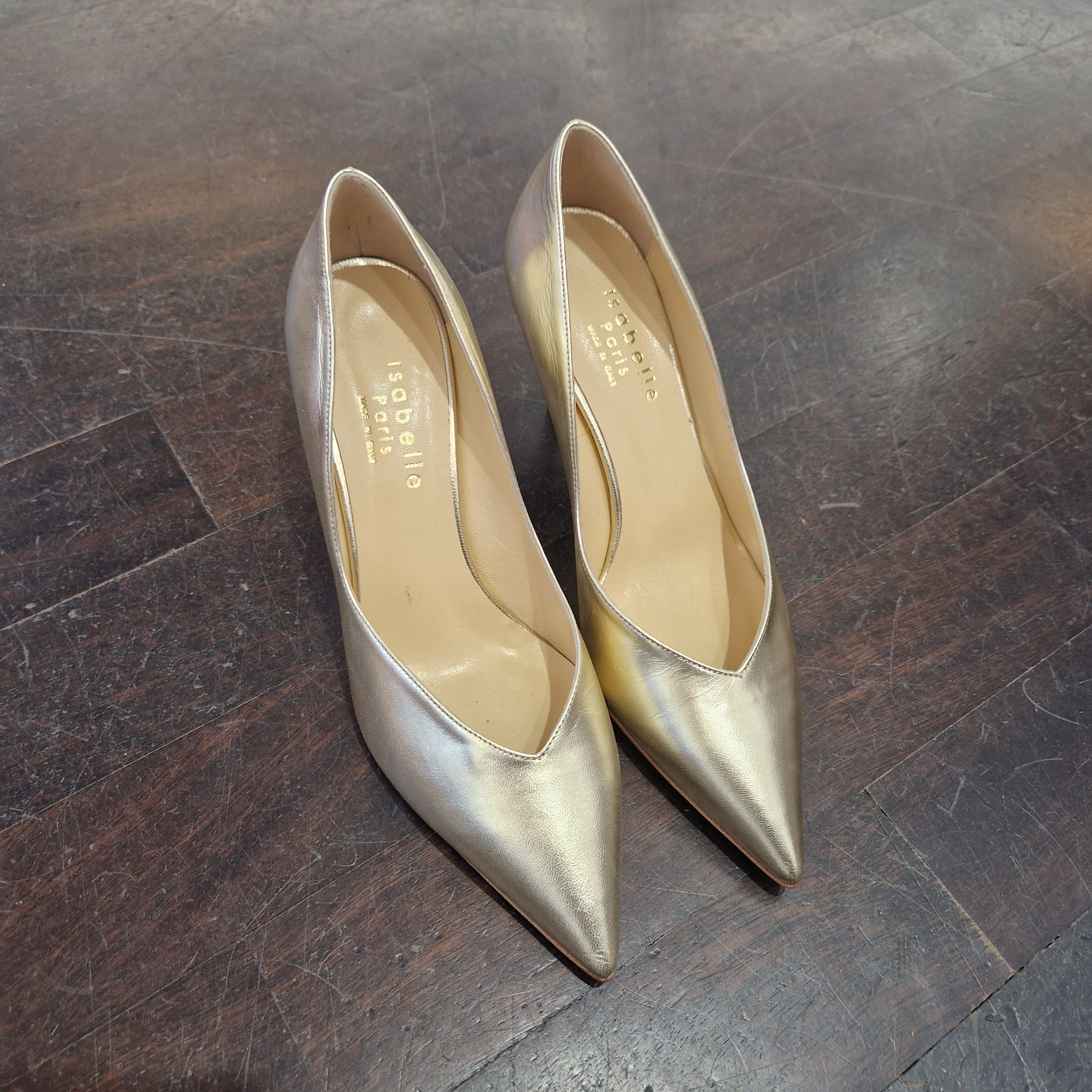 Isabelle Paris scarpa color oro