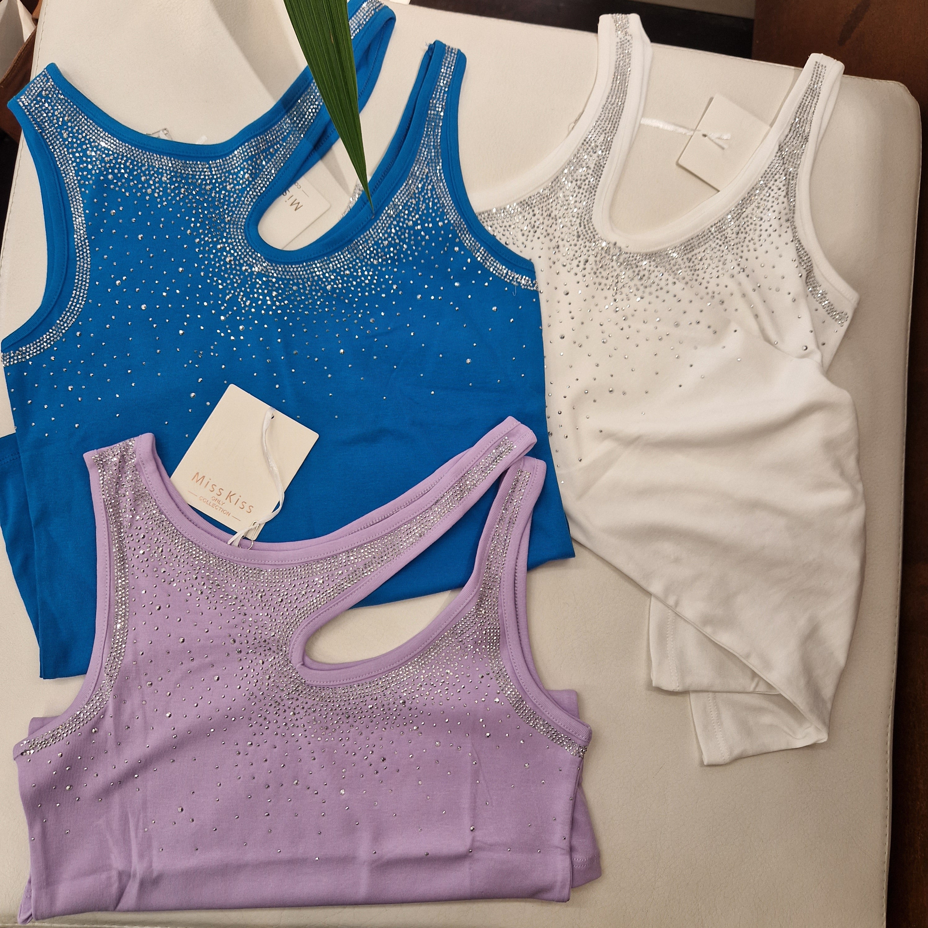 Rhinestone tank top