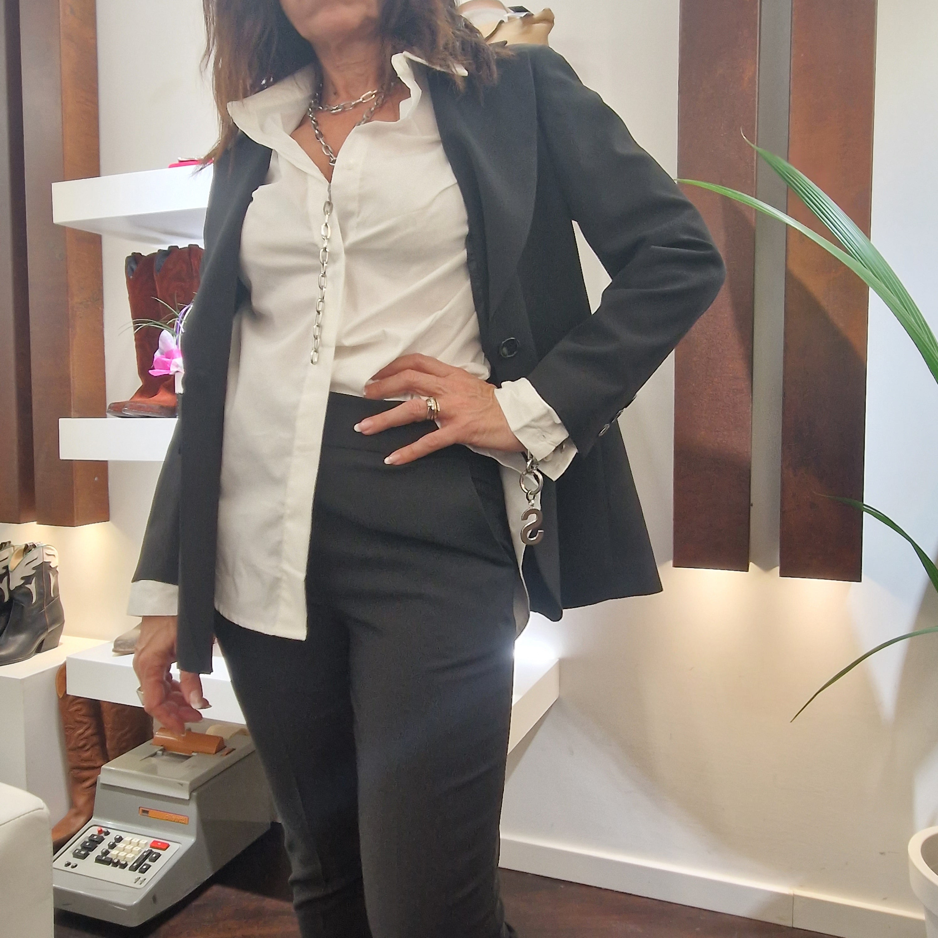 Tailleur color nero