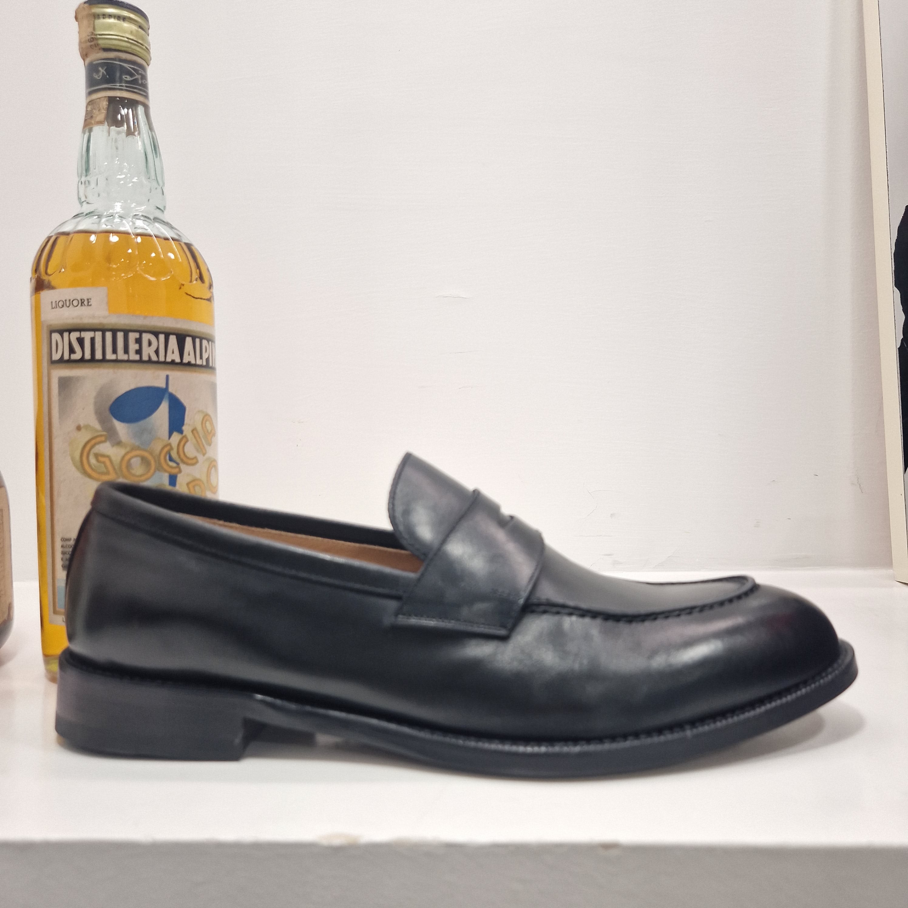 Giulio Moretti black moccasin