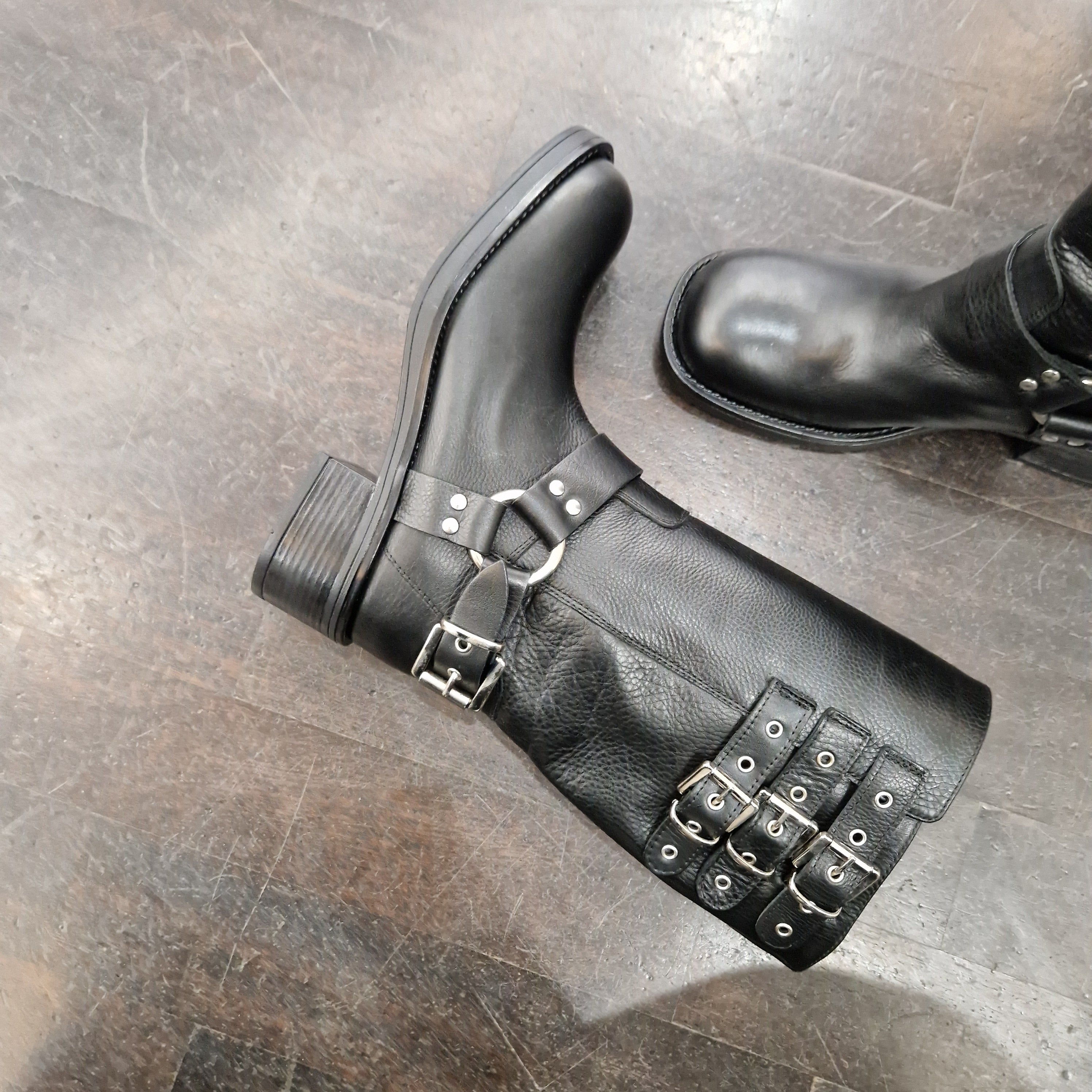 Gisel Moirè biker BEDFORD nero