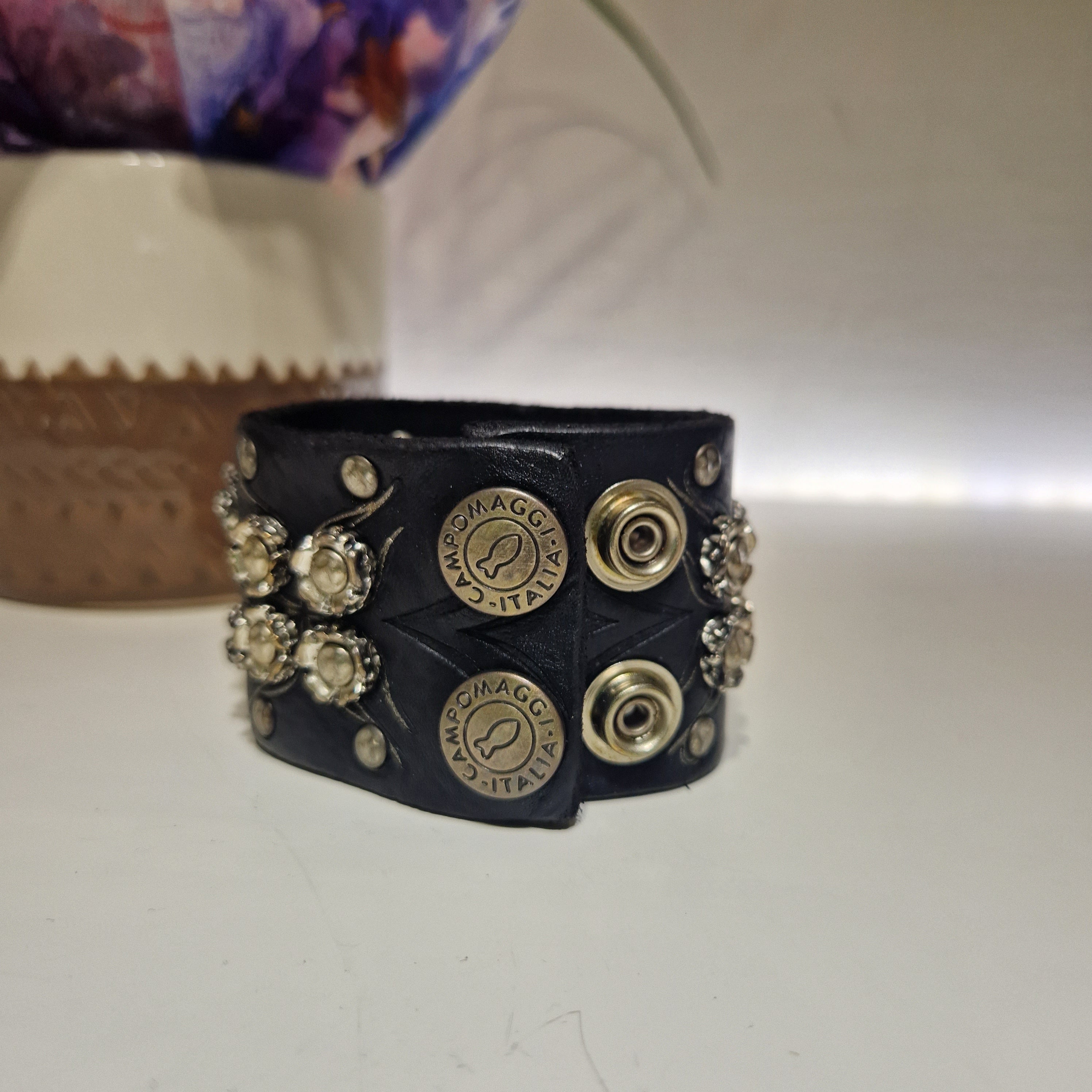 Campomaggi bracciale alto accessori argento