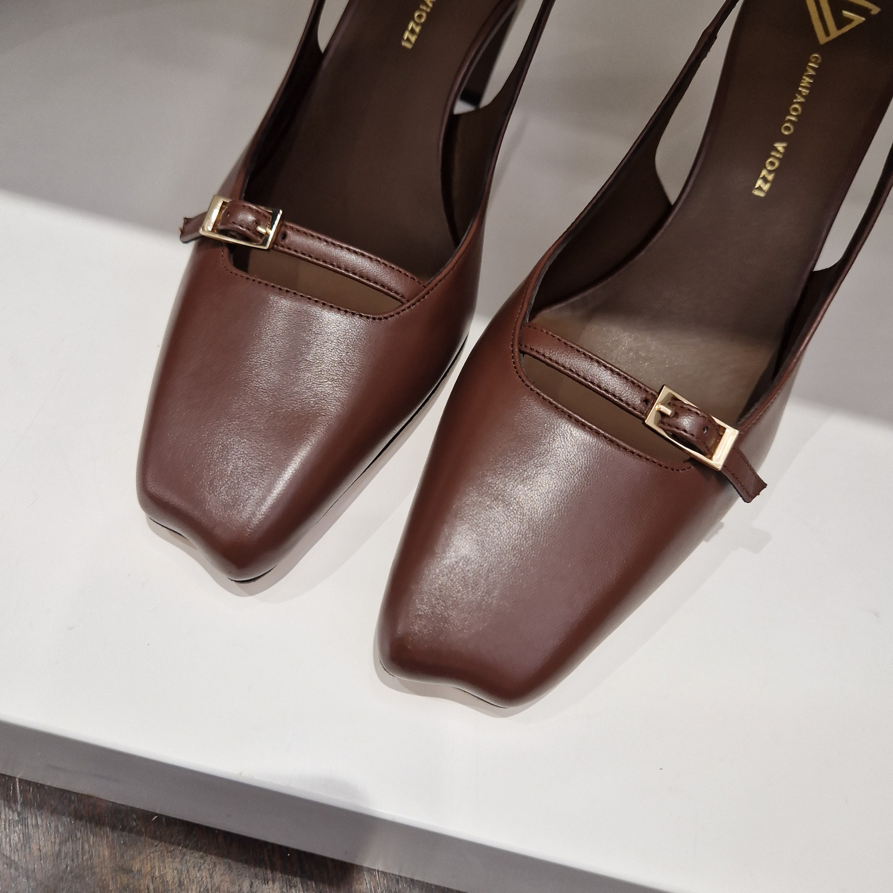 Giampaolo Viozzi scarpa color cioccolato