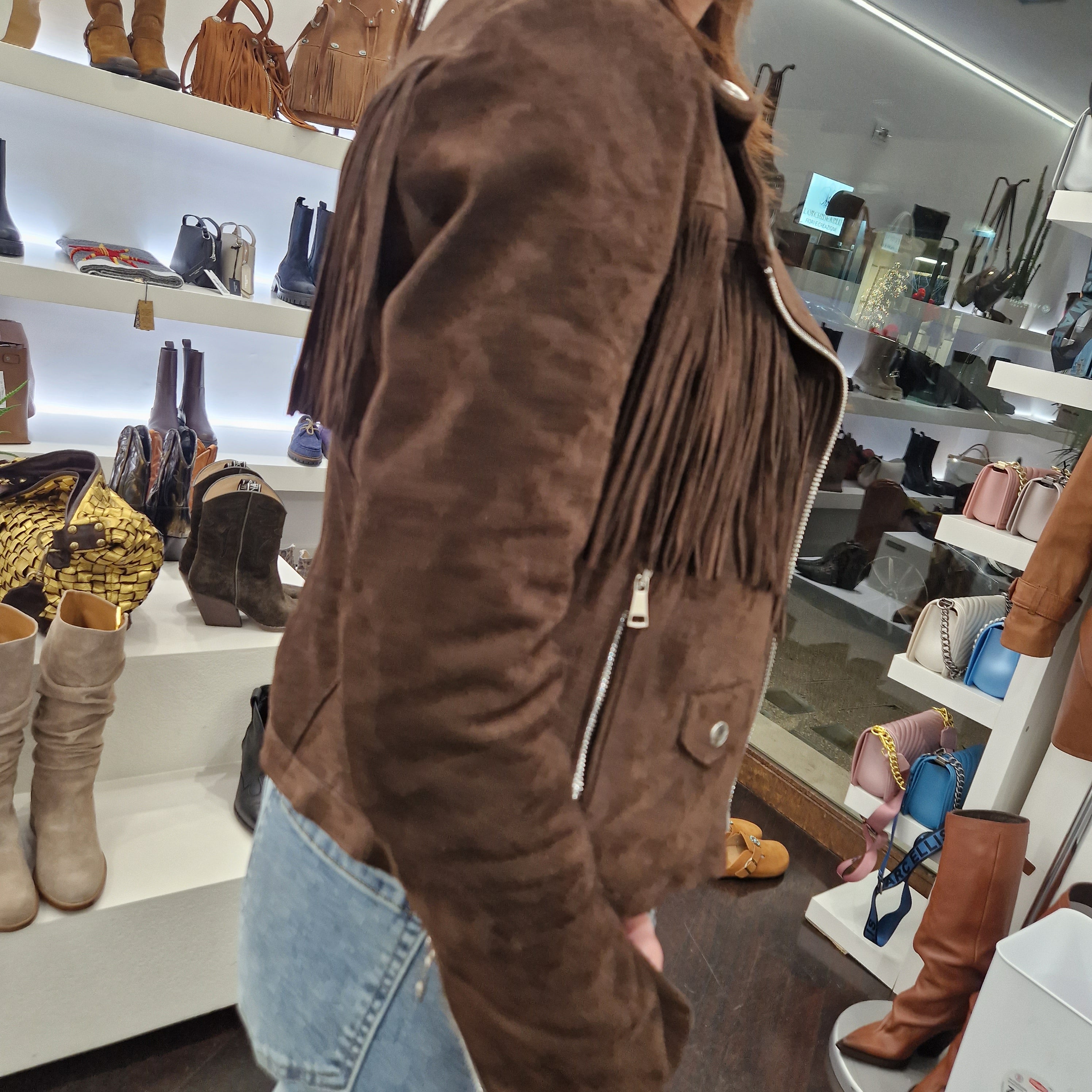 Giacca ARKANSAS in vera pelle modello chiodo
