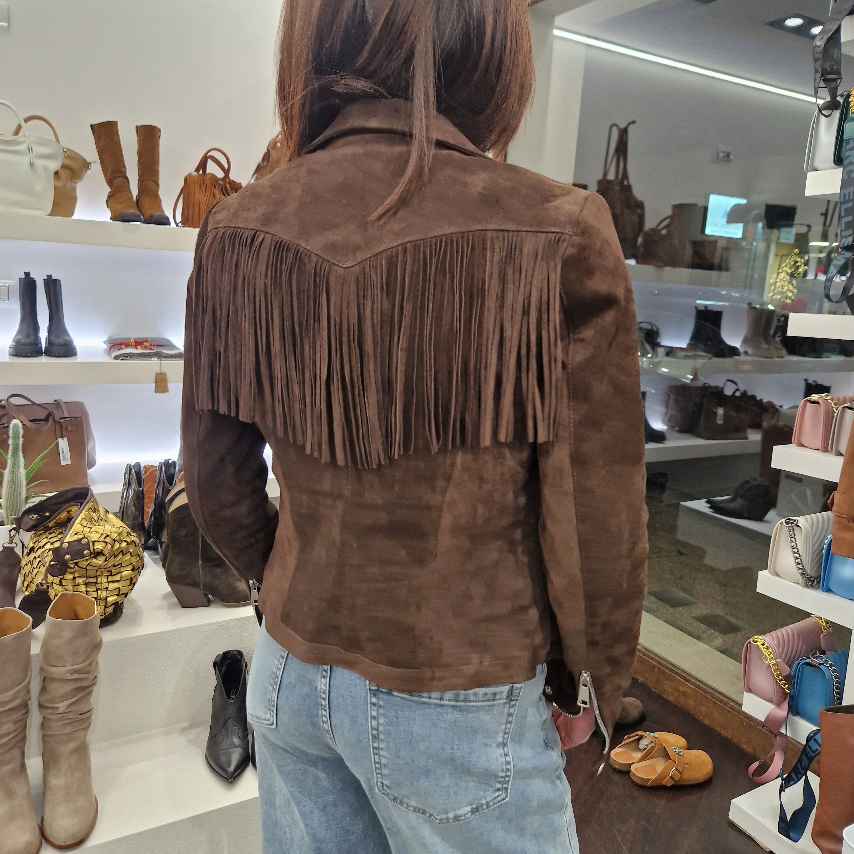 Giacca ARKANSAS in vera pelle modello chiodo