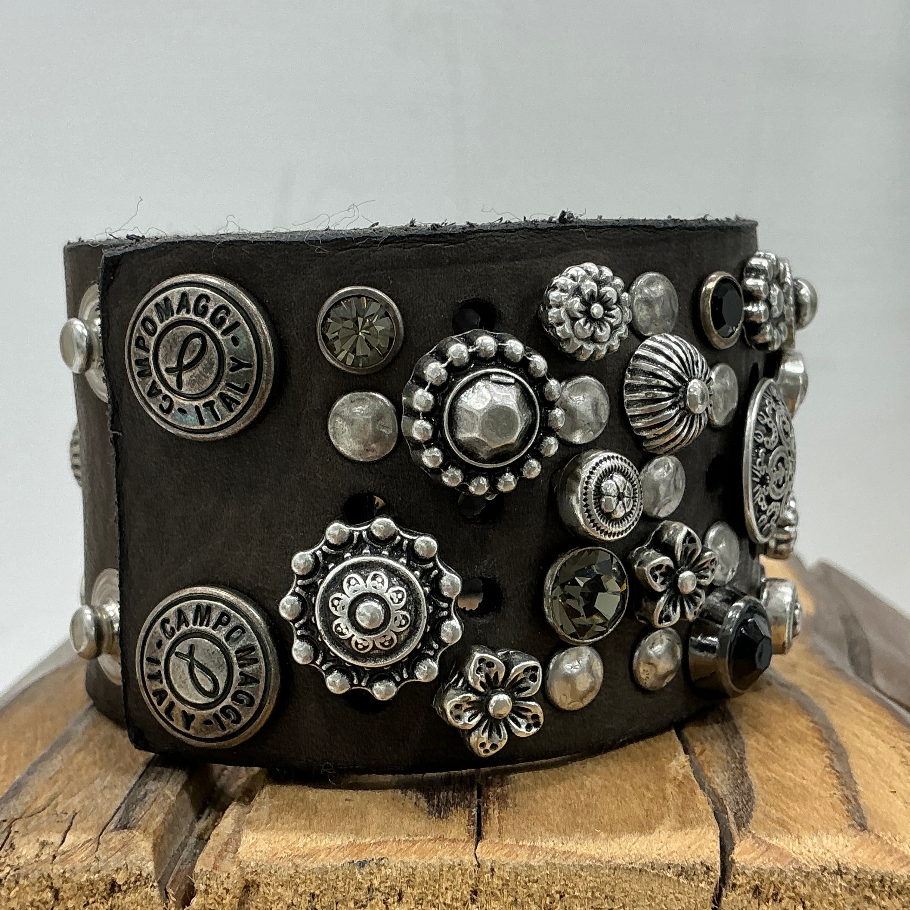 Campomaggi bracciale Cefalù alto grigio