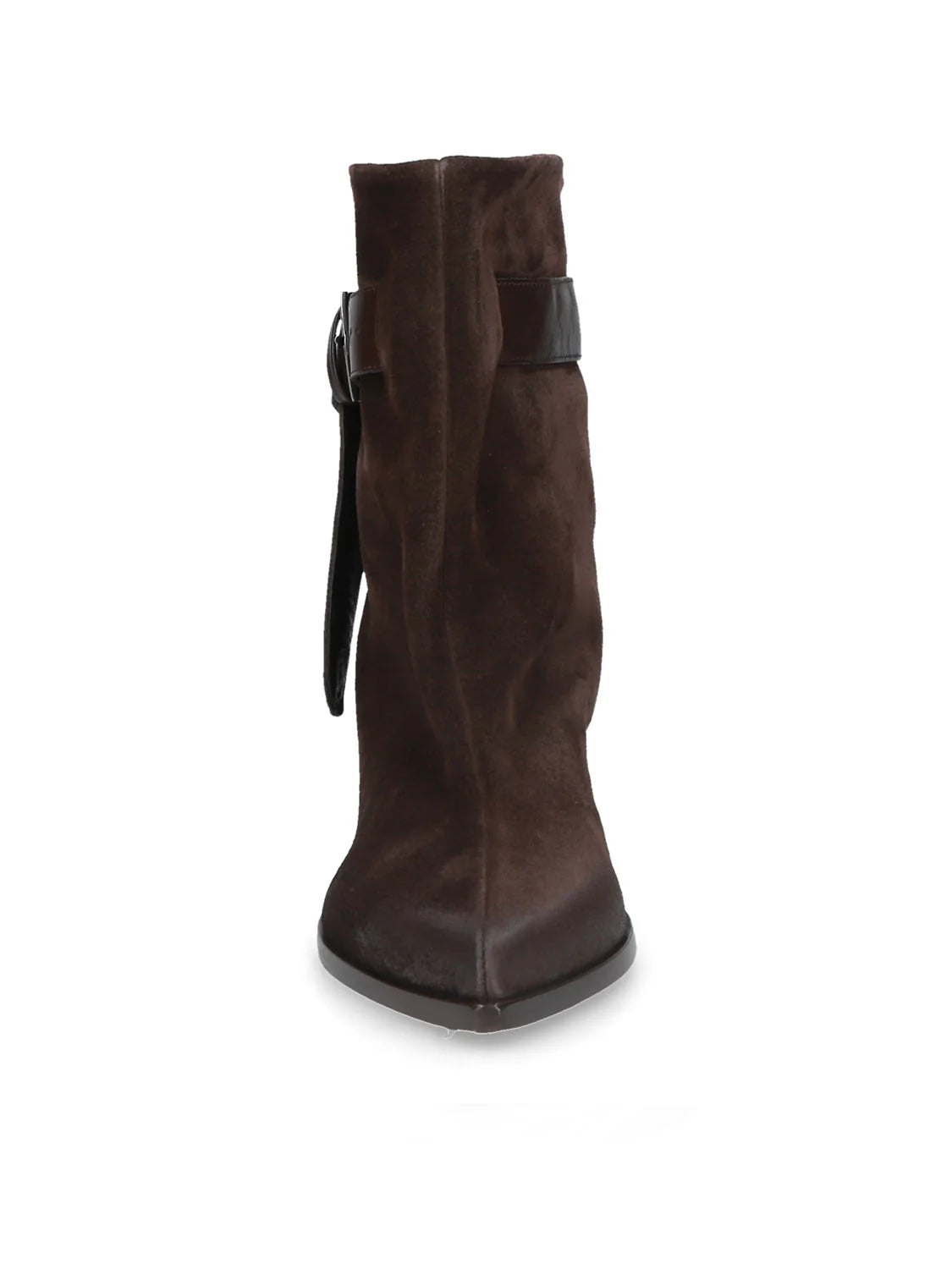 Elena Iachi texano suede t.moro con cintura