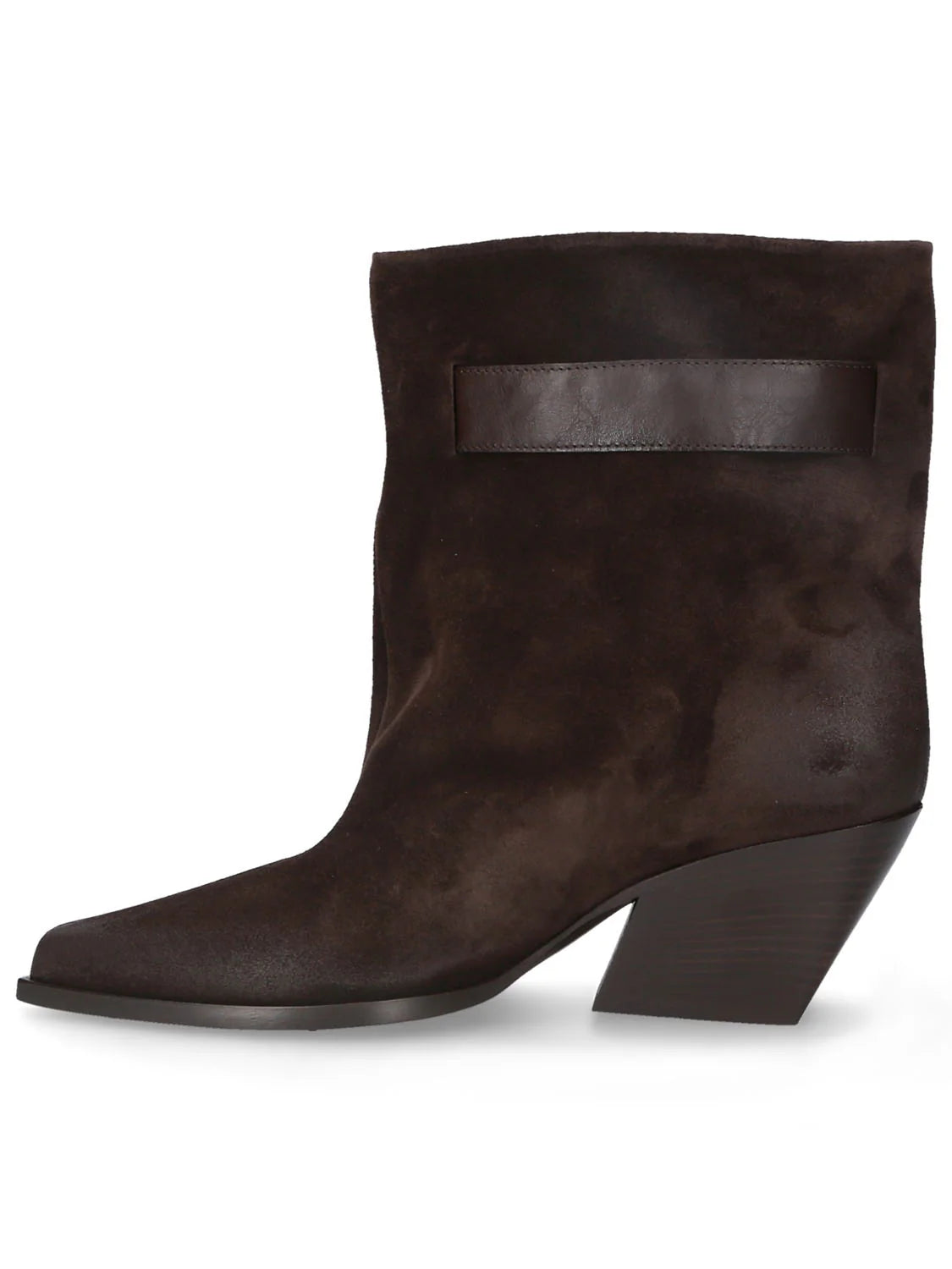Elena Iachi texano suede t.moro con cintura