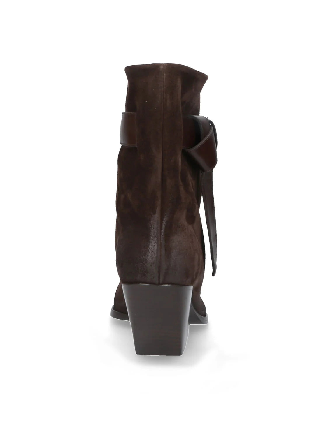 Elena Iachi texano suede t.moro con cintura
