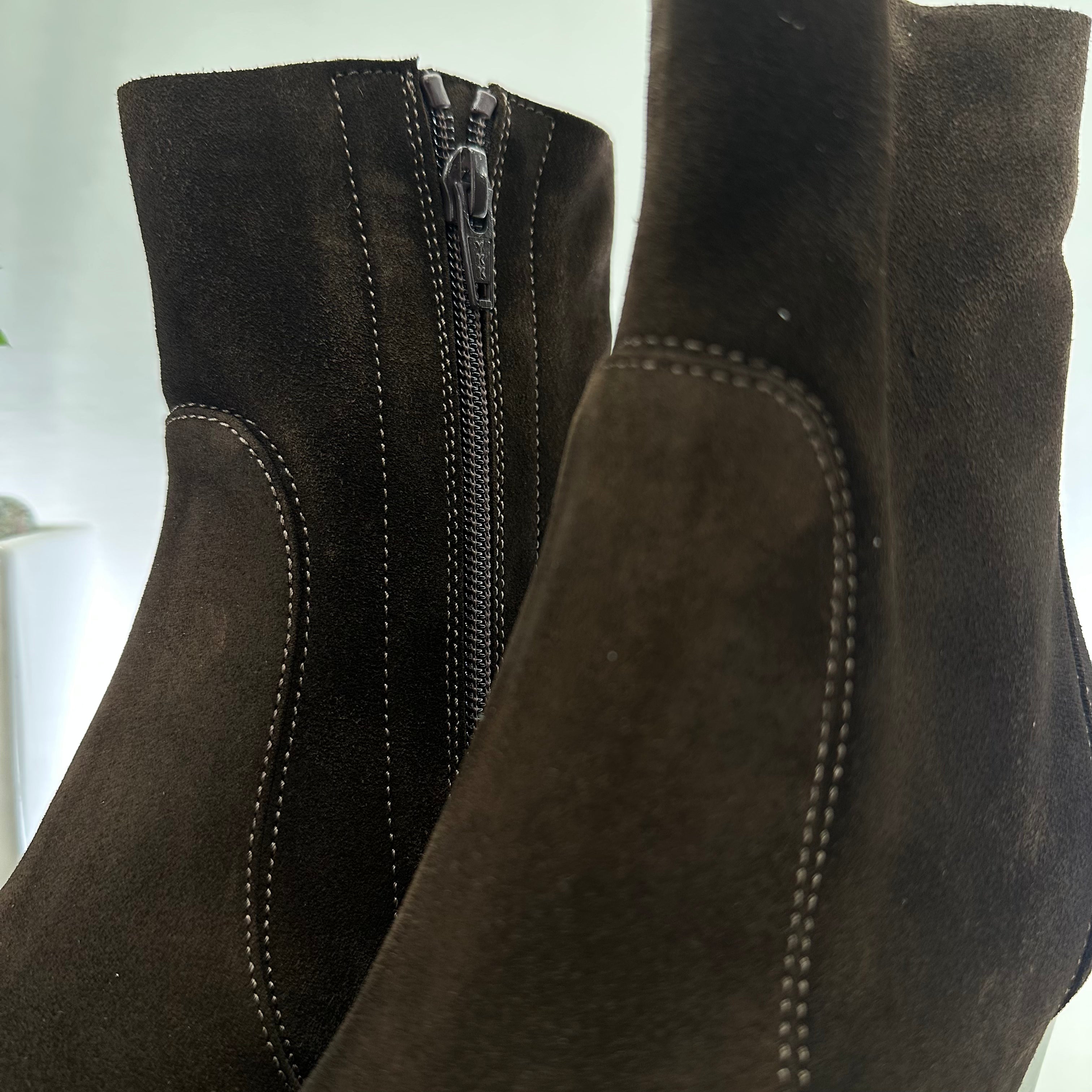 ENJOY stivaletto texano suede T. MORO