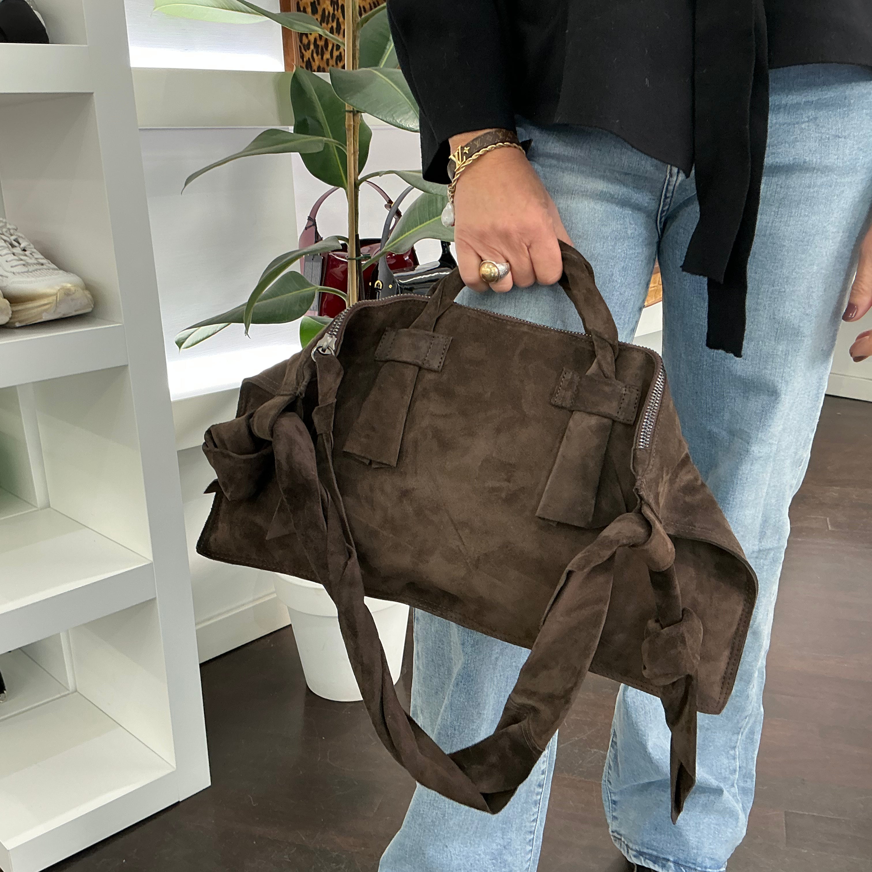 Maxiborsa DORICO NINA t.moro suede