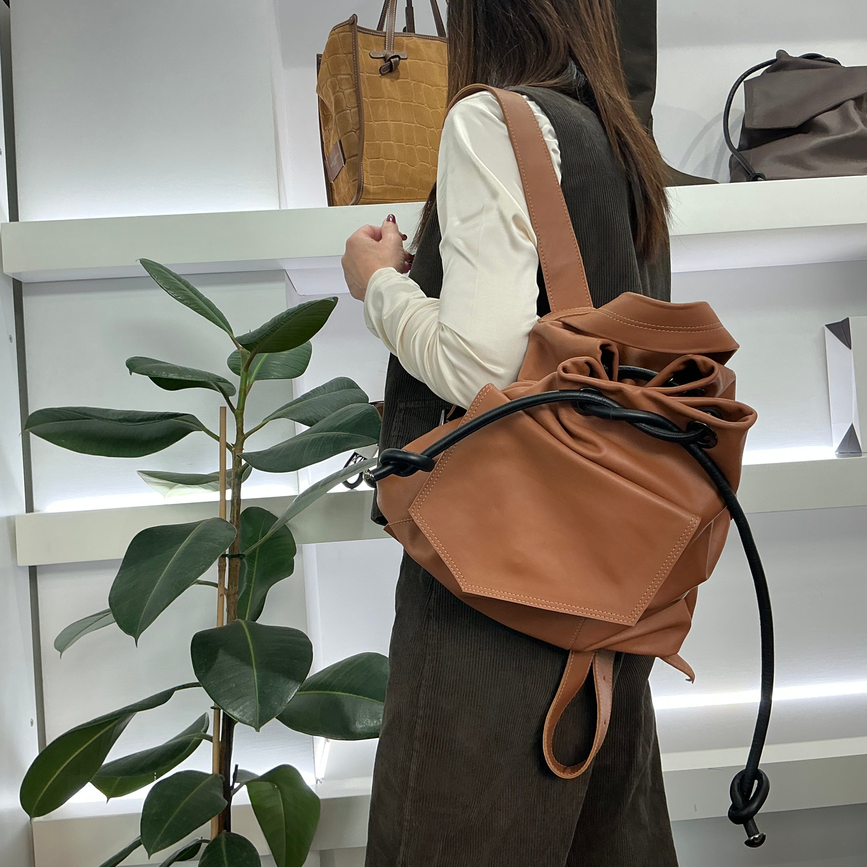 Zaino DORICO EMILY in pelle cuoio