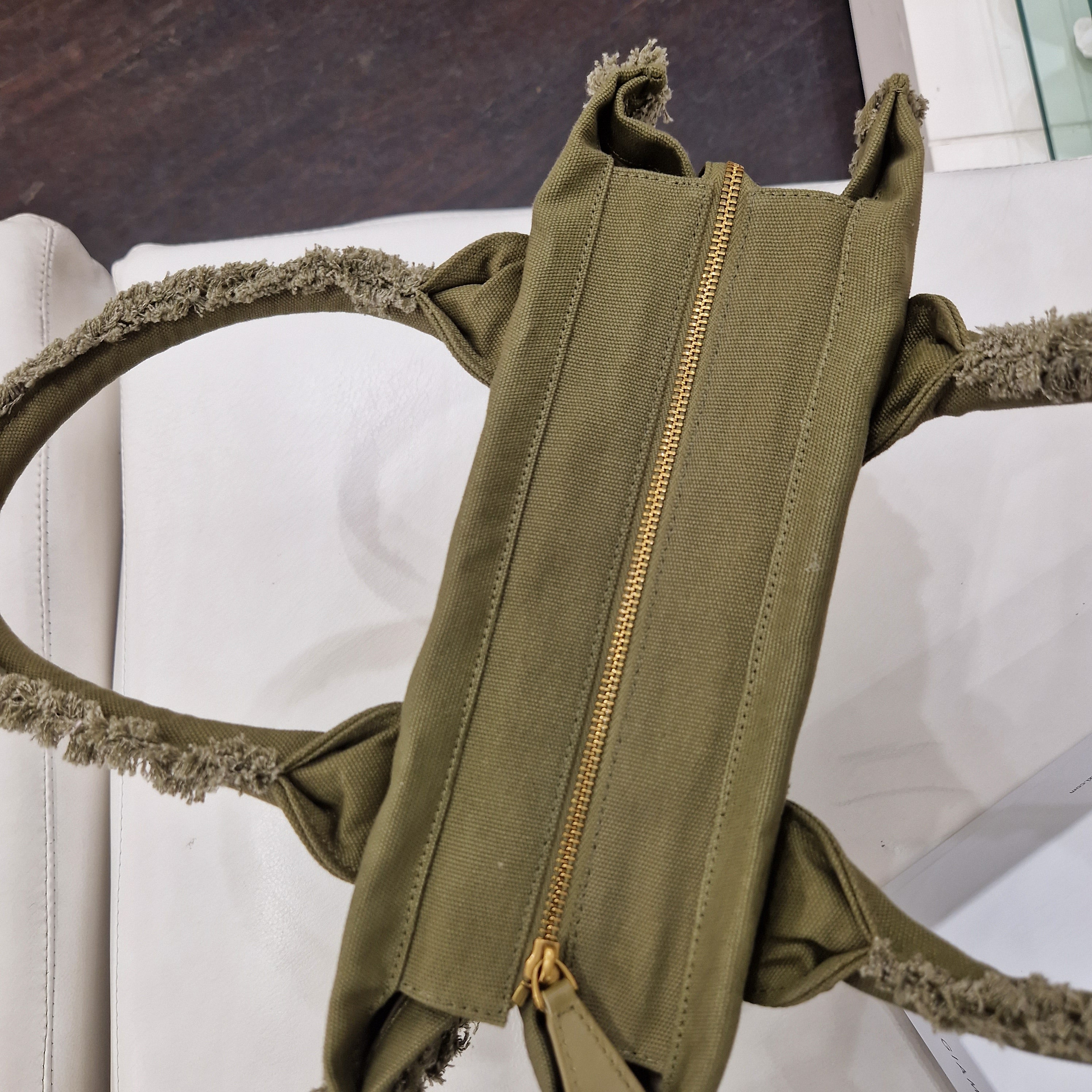 PINKO borsa Beach Shopper in canvas riciclato