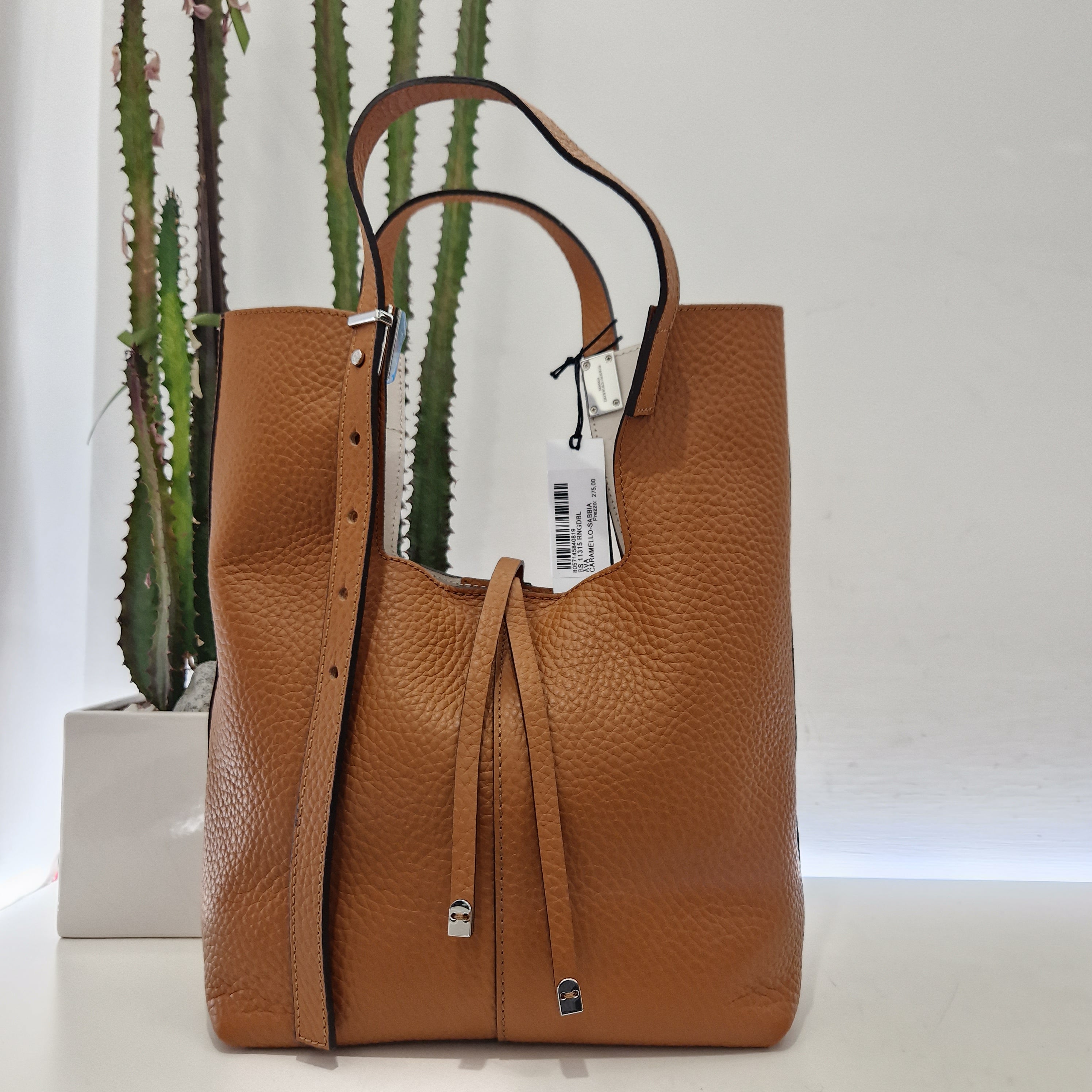 Gianni Chiarini borsa color caramello linea AVA dimensione piccola