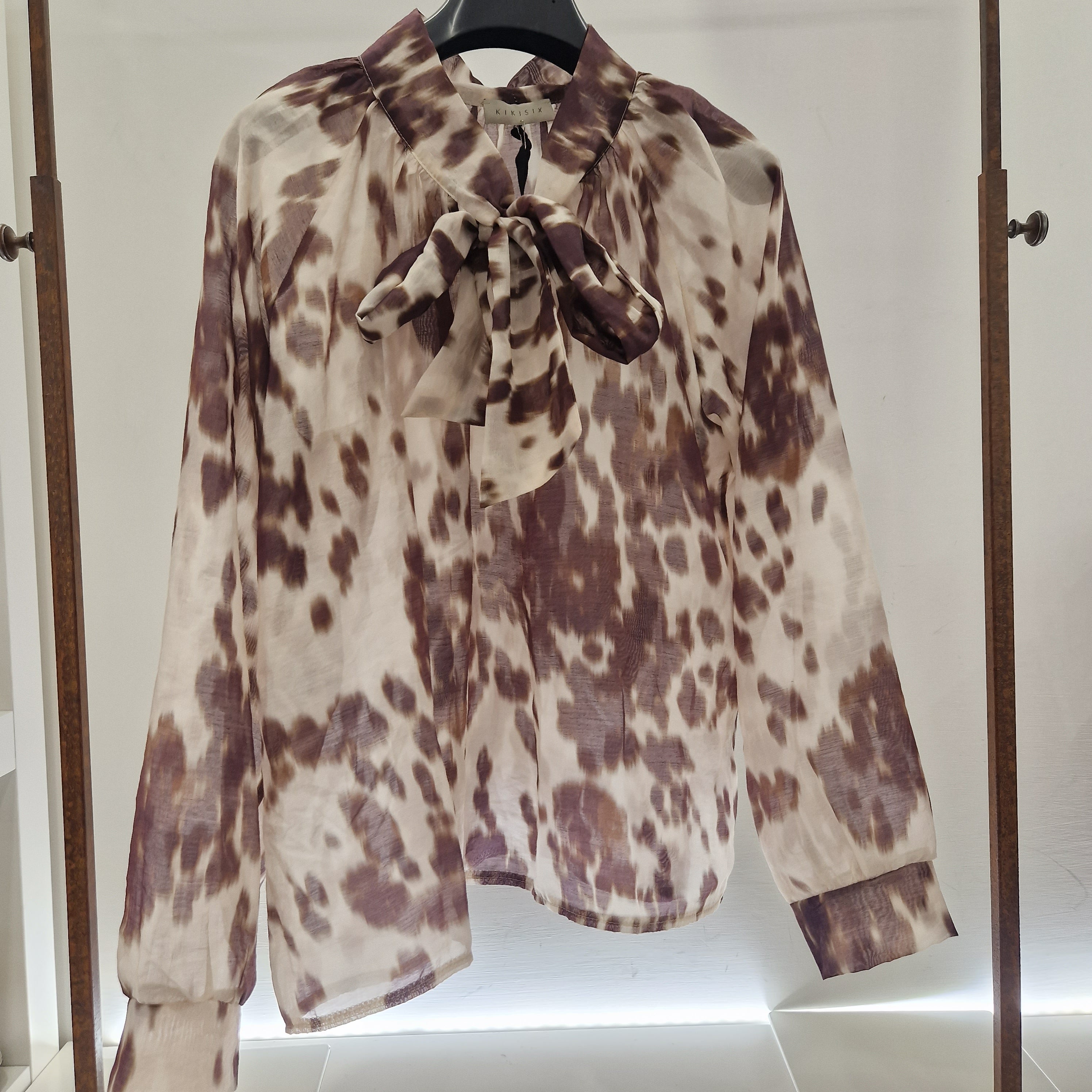 Kikisix camicia stampa animalier