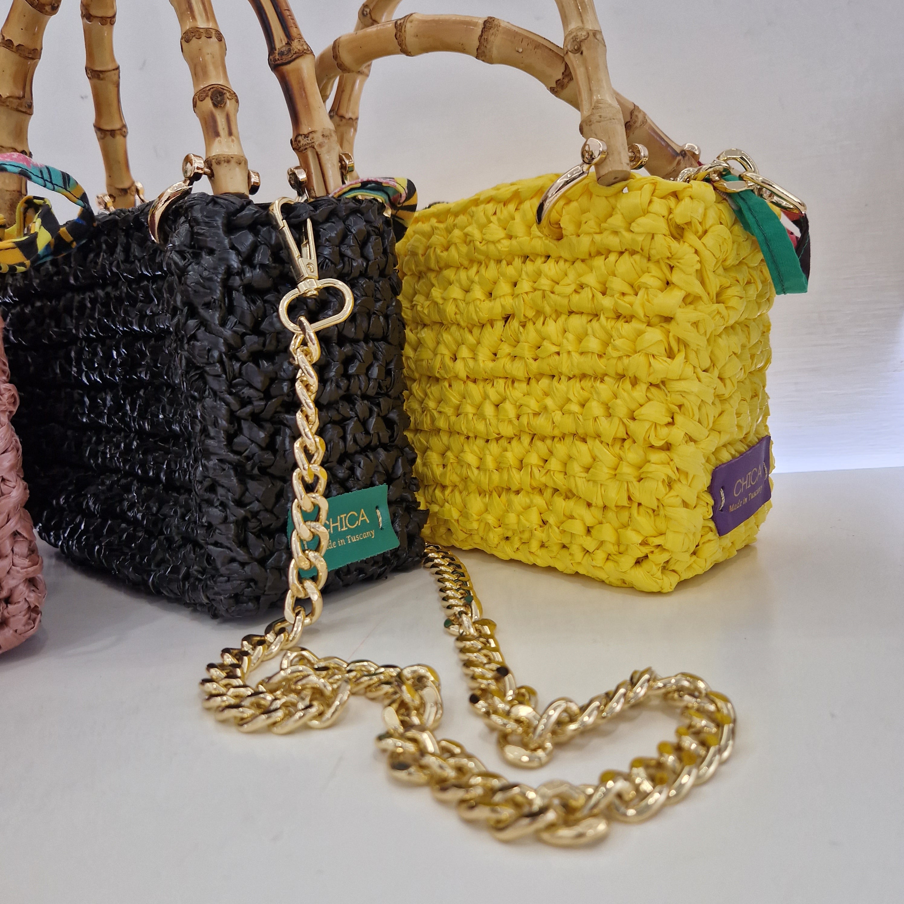 CHICA borsa intrecciata