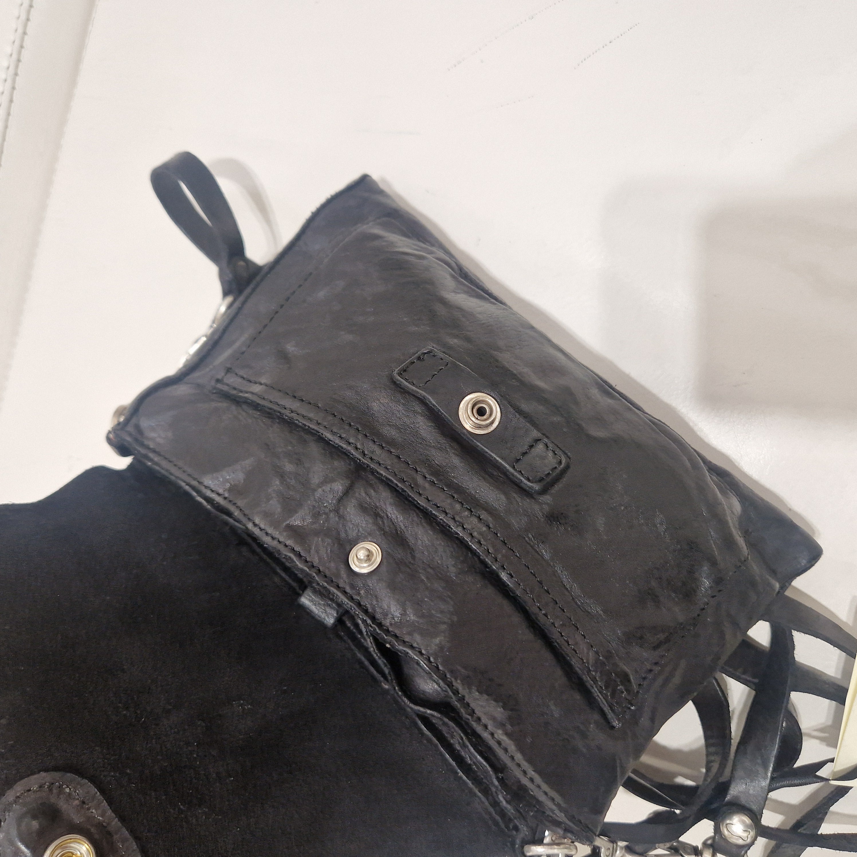 Campomaggi borsa ELGA nera accessori argento