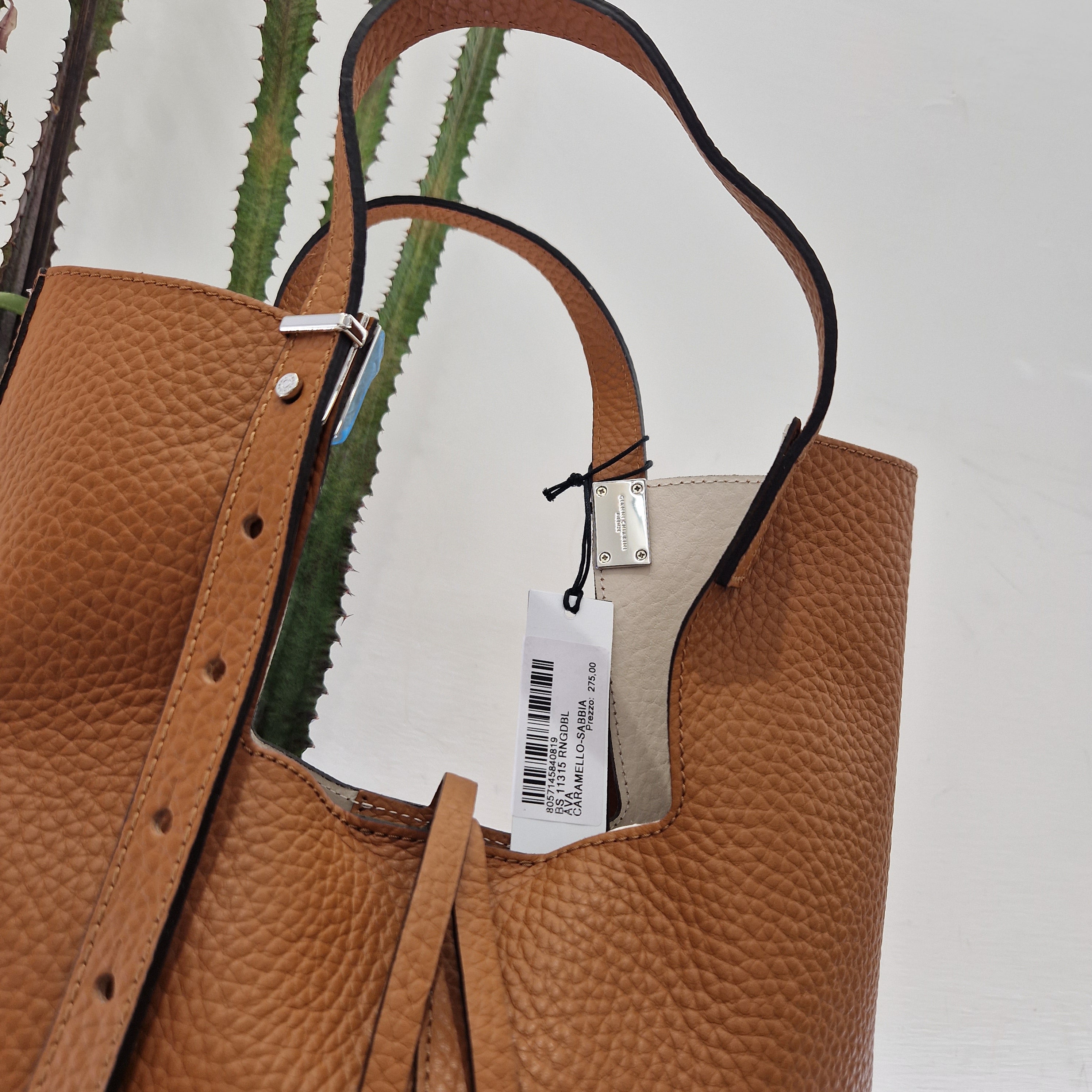Gianni Chiarini borsa color caramello linea AVA dimensione piccola