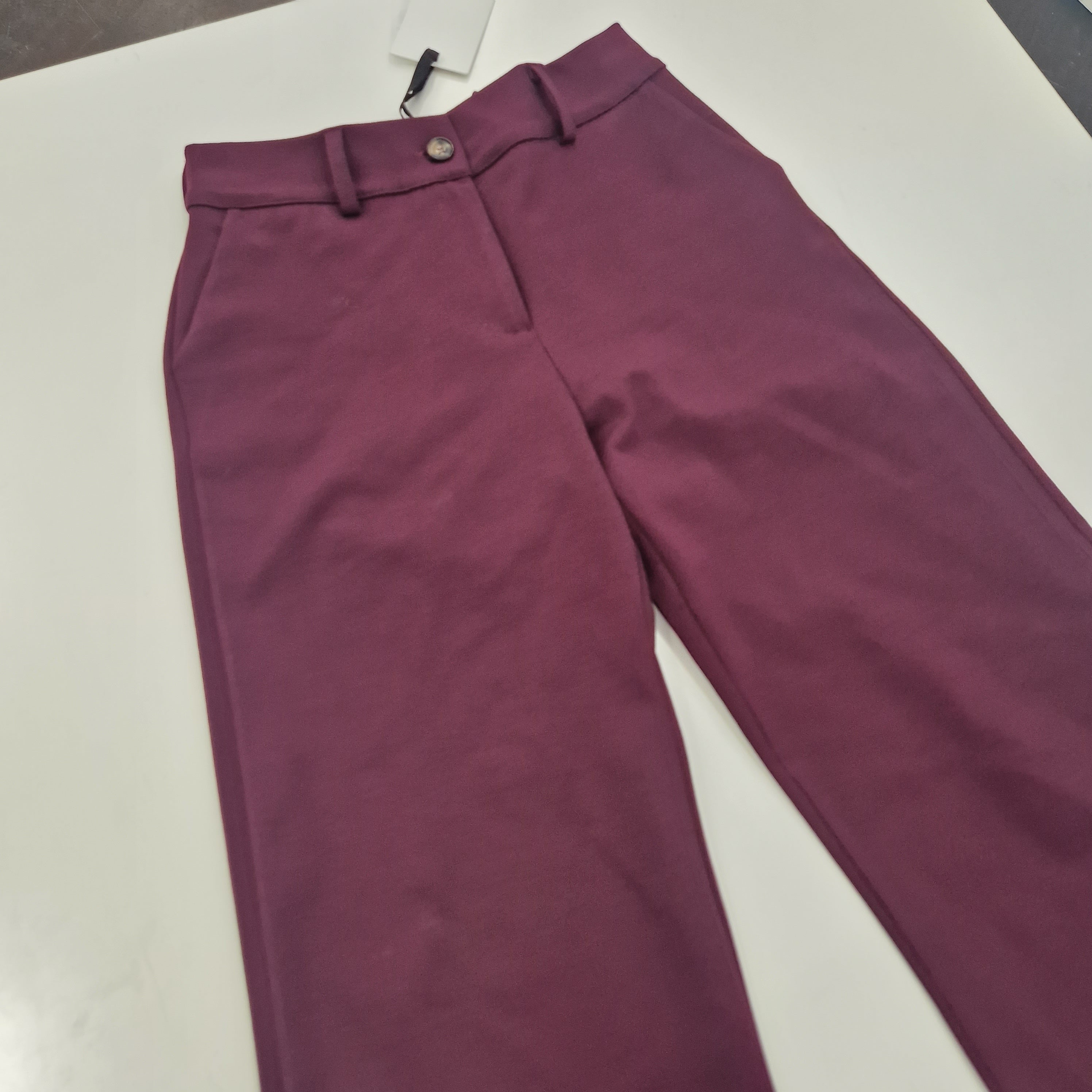 KIKISIX pantalone burgundy