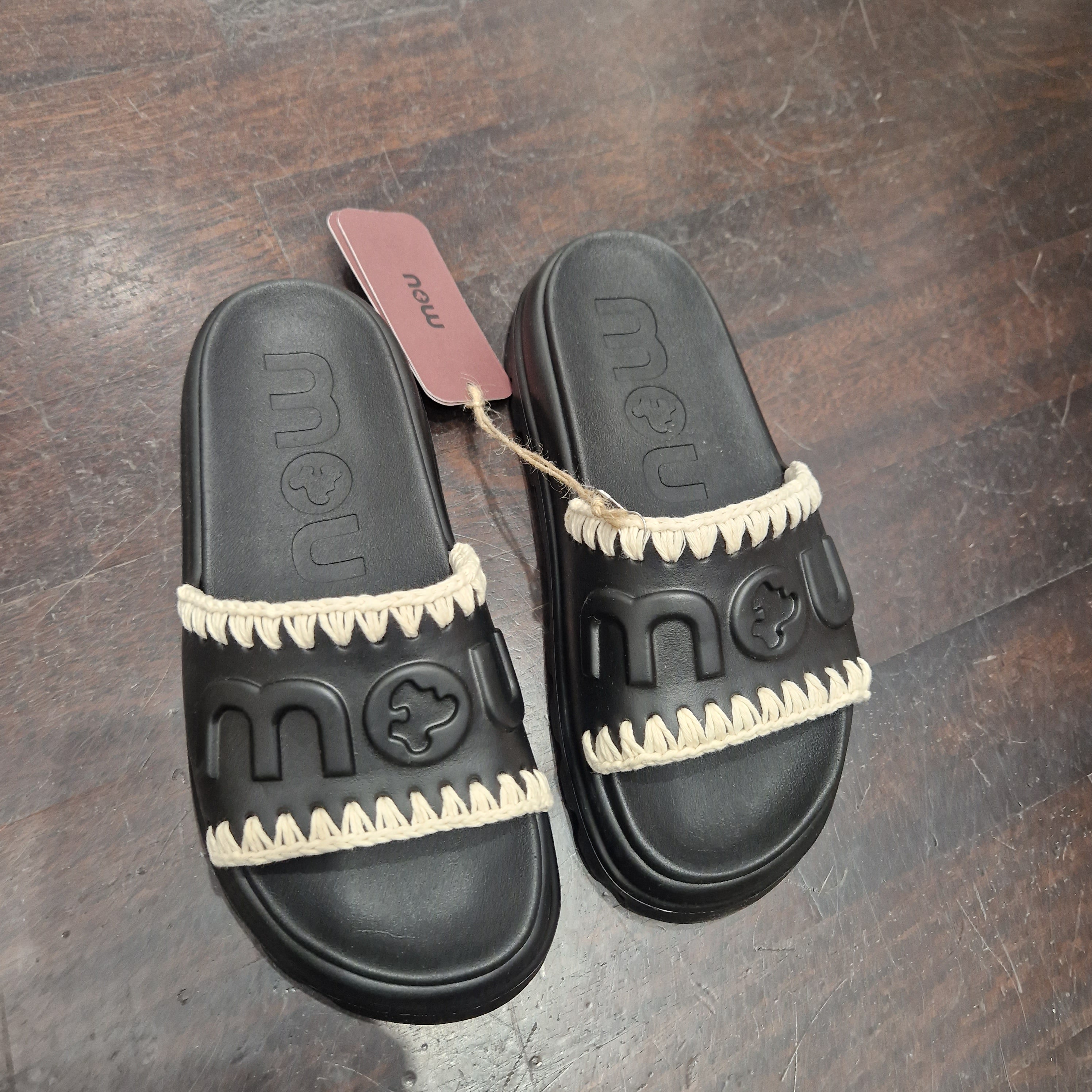 Mou sandalo ciabatta fascia Eva one-piece slide nero