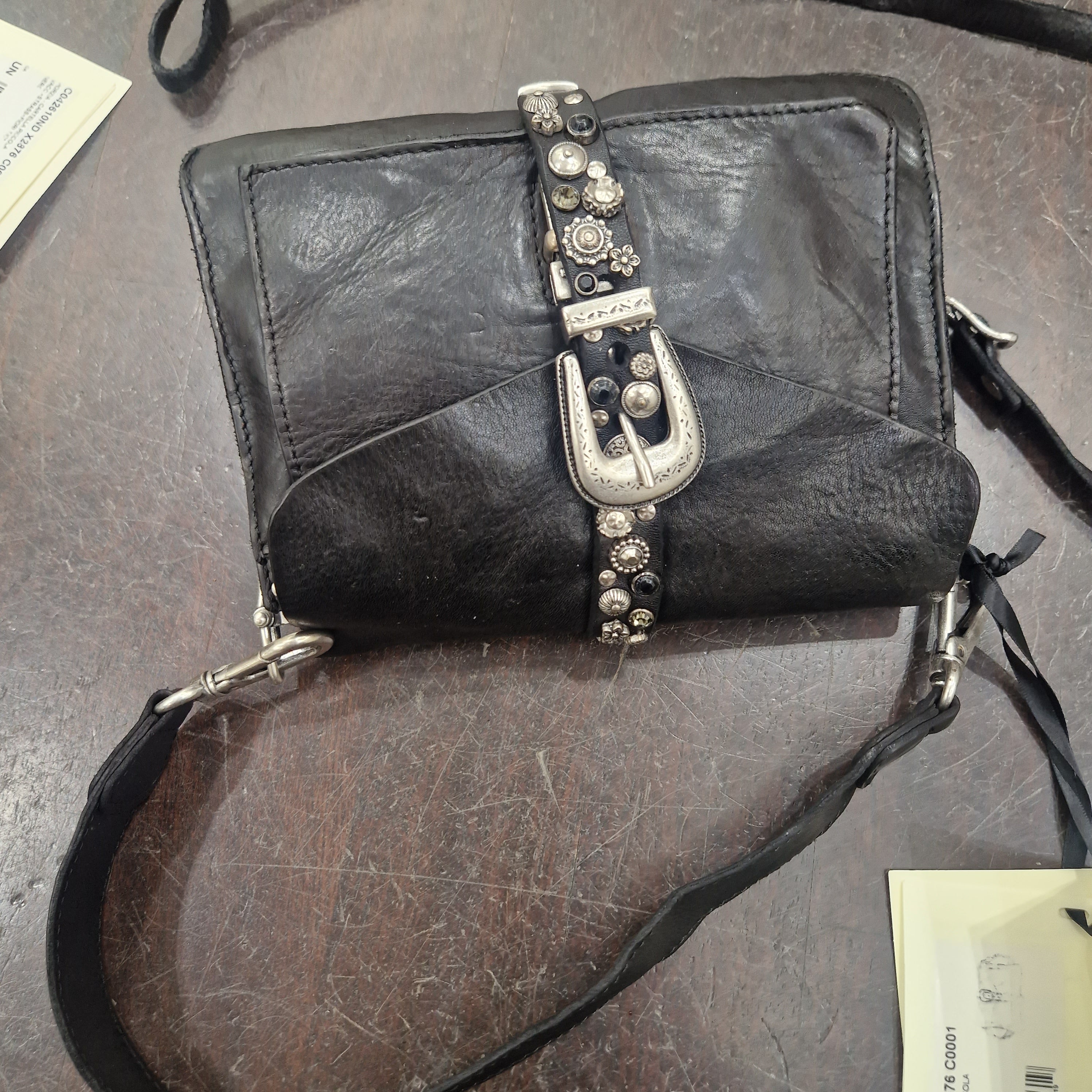 Campomaggi borsa MELITA nera accessori argento