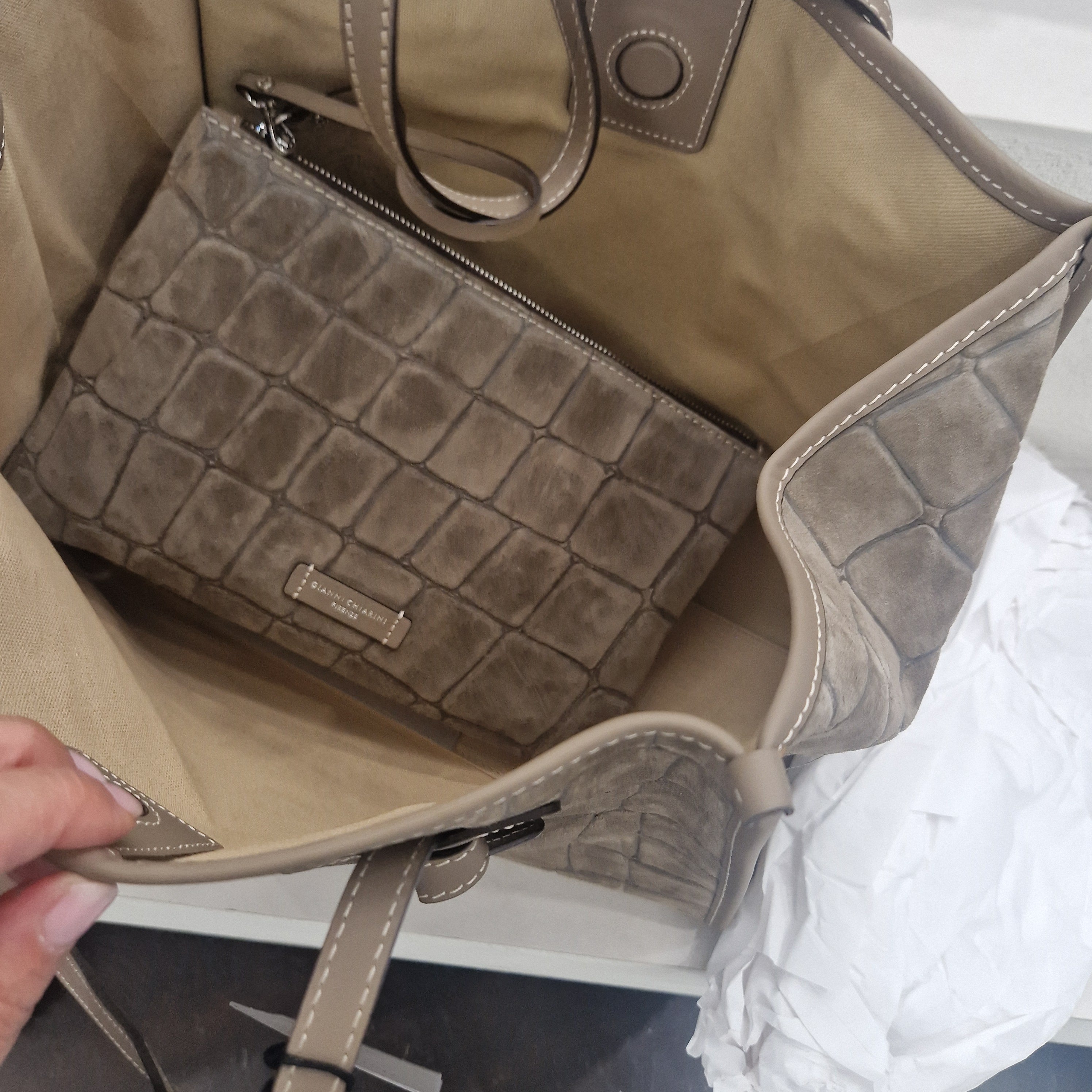 Gianni Chiarini linea MARCELLA dimensione grande stampa cocco