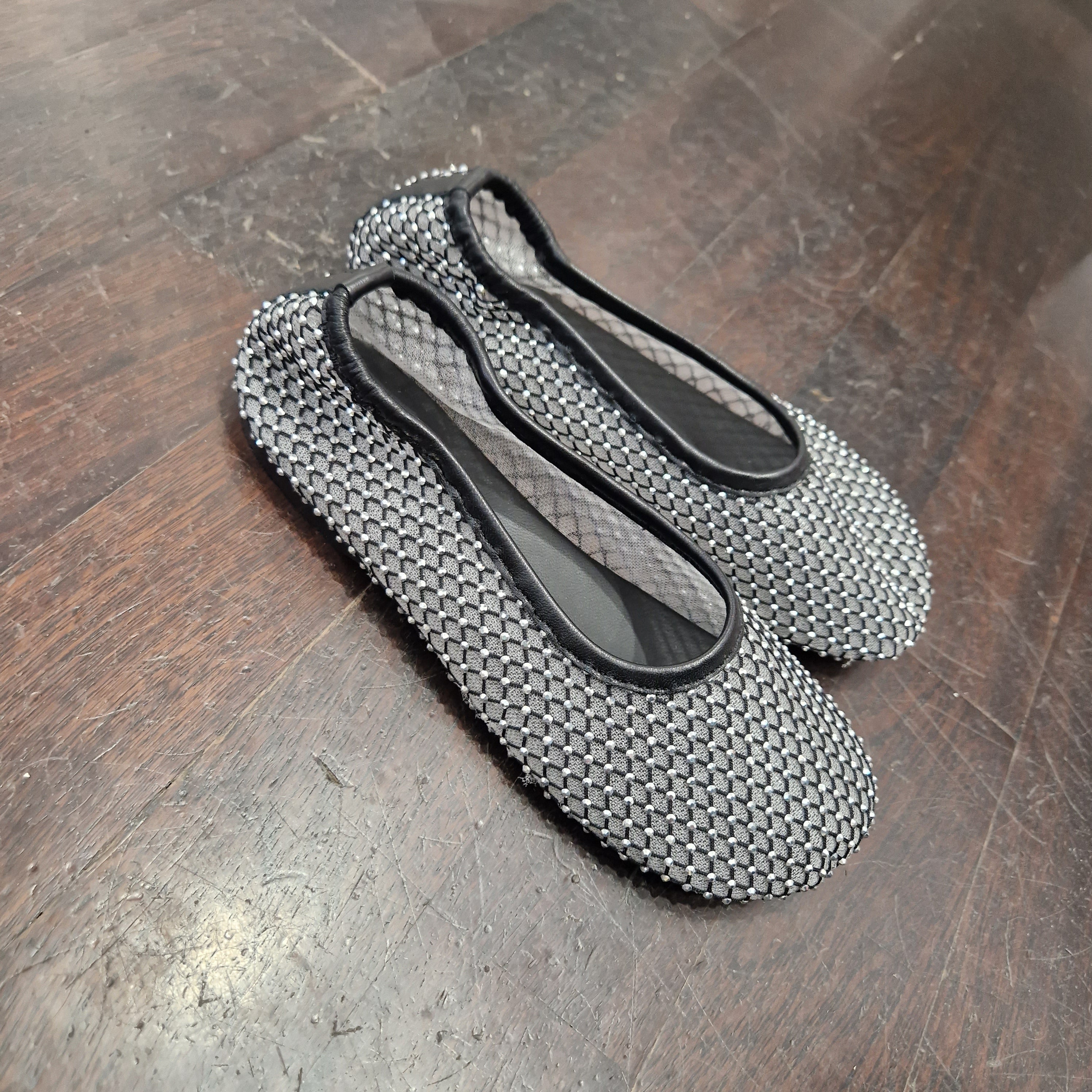 Alohas ballerina con strass nera