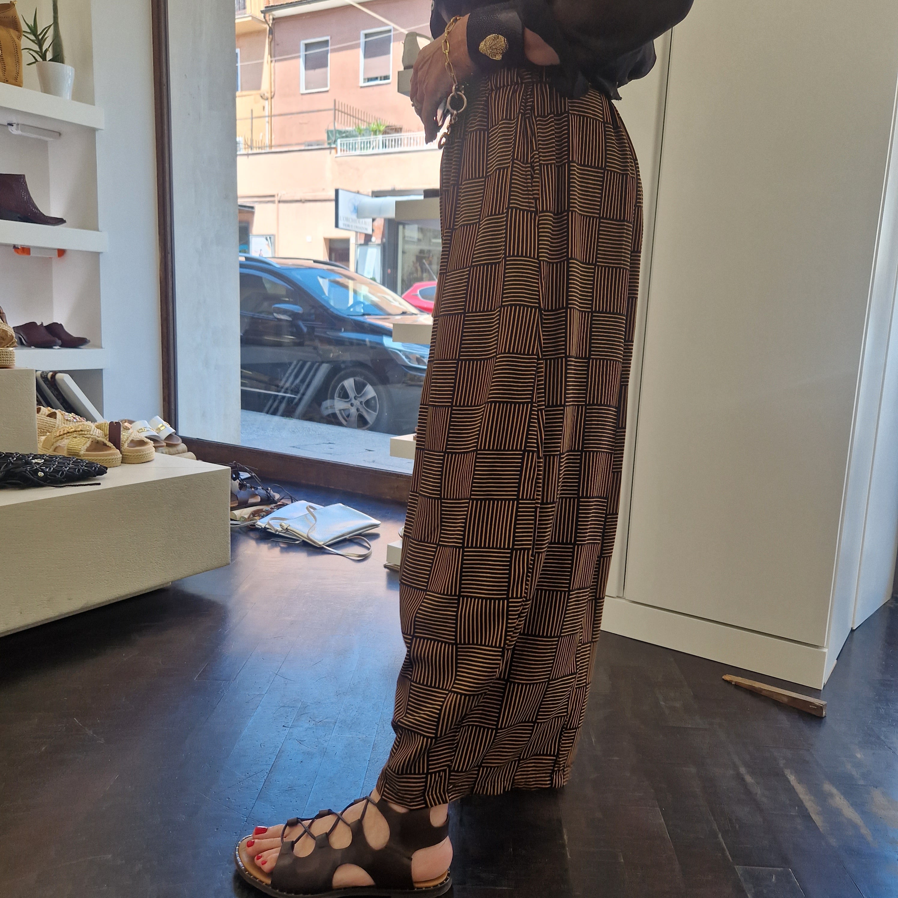 Pantalone ODALISCA fantasia quadri