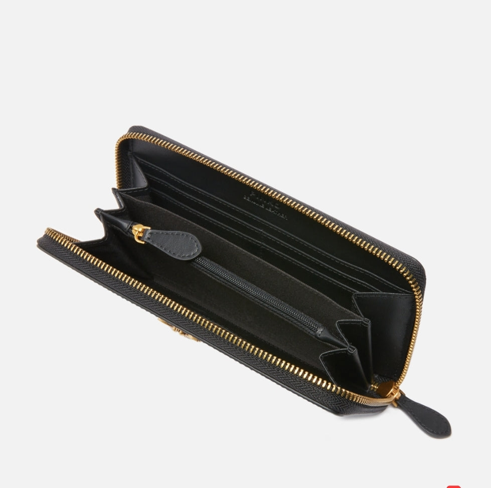 PINKO portafogli nero zip round