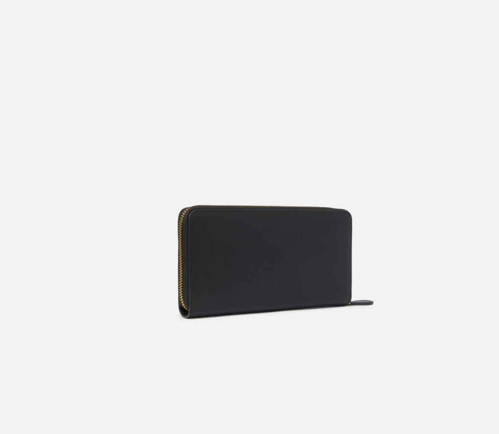 PINKO portafogli nero zip round