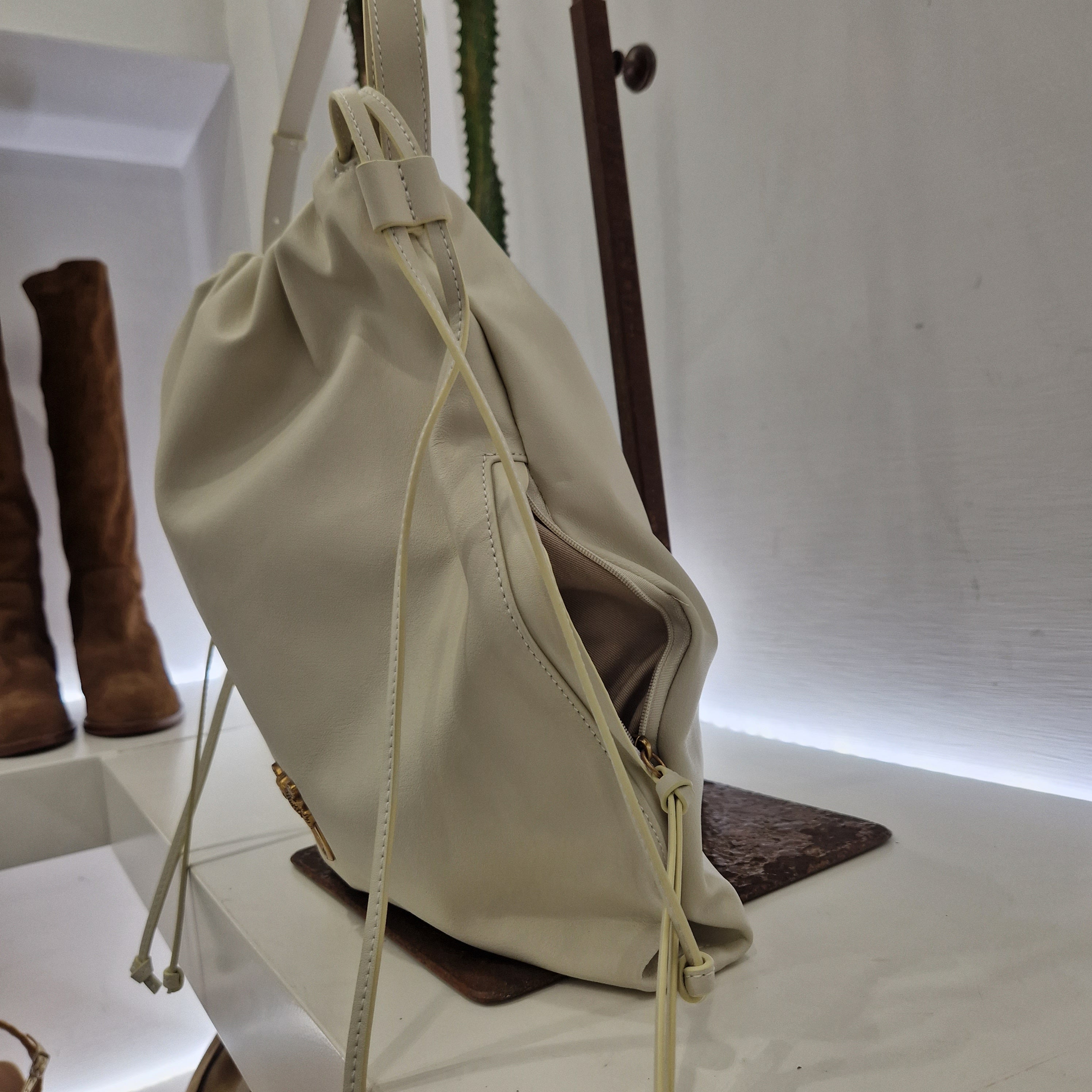 PINKO borsa SLOUCHY CLASSIC BAG color panna