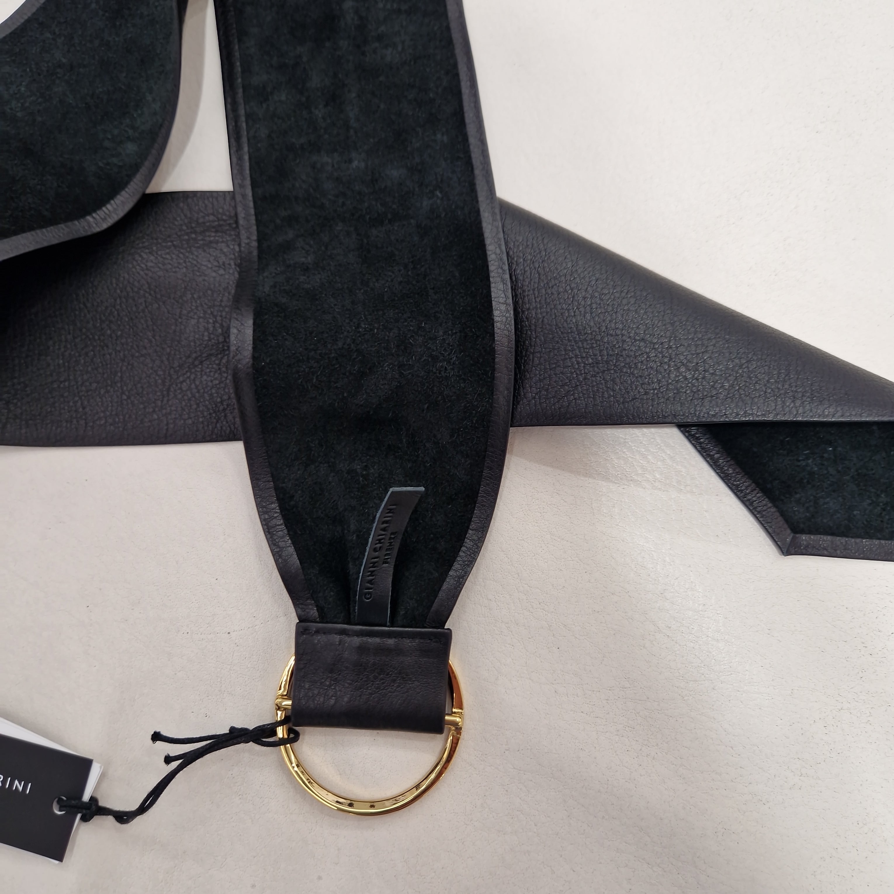 Gianni chiarini black belt in real leather