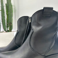 Stivaletto texano NERO JOLE tacco 20