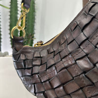 Campomaggi marsupio intrecciato moro