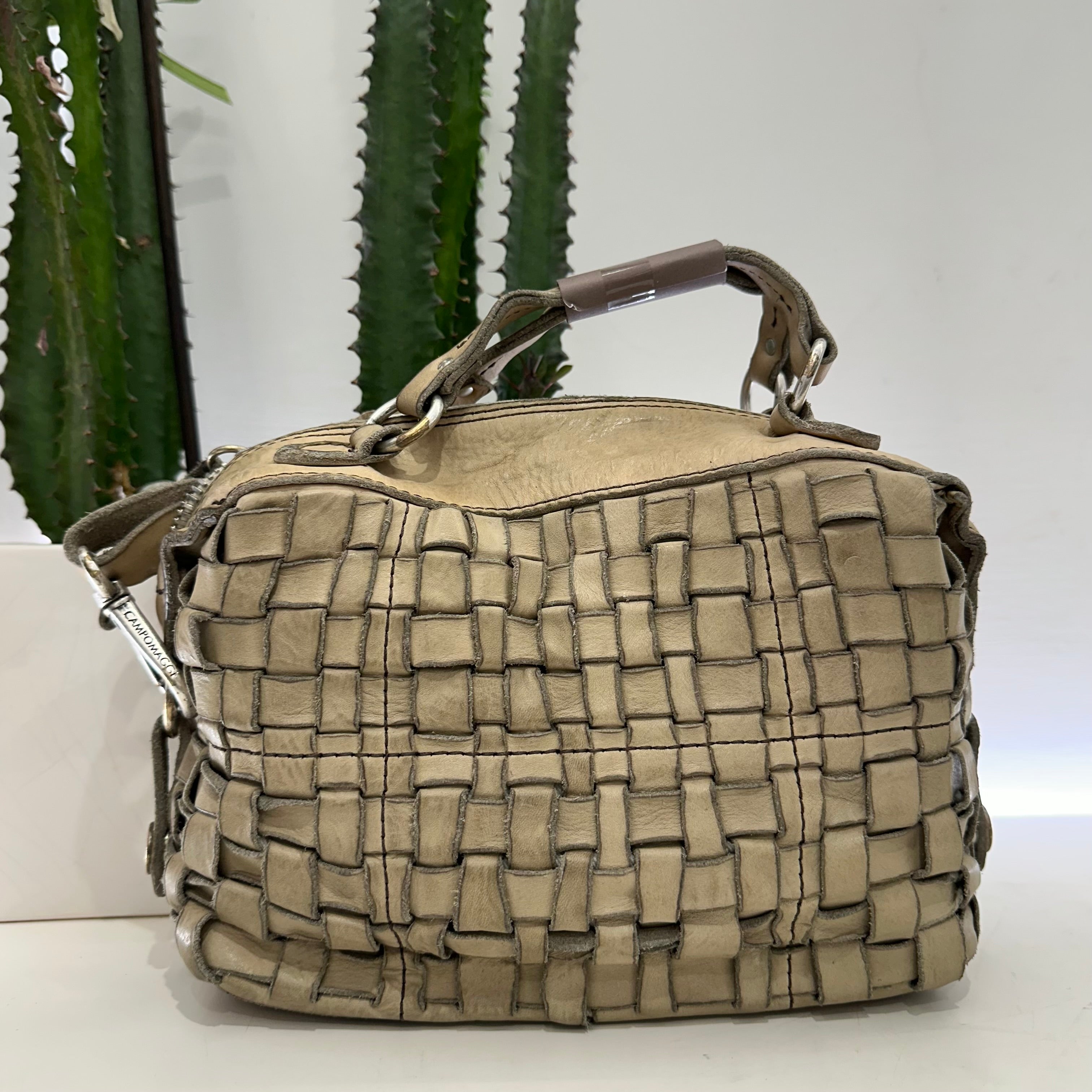 Campomaggi PETRA bauletto piccolo intrecciato