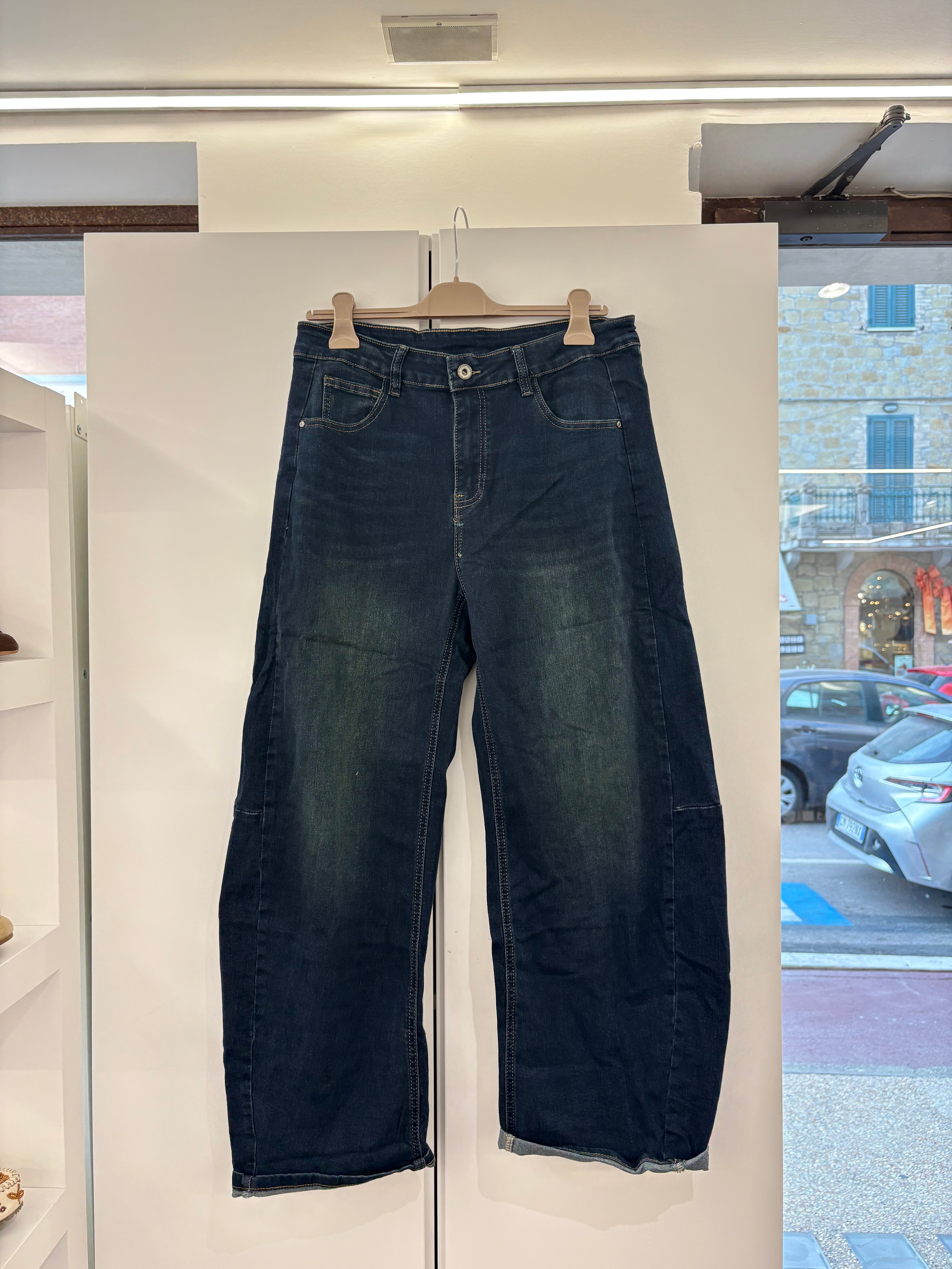 Pantalone jeans GRIGIO E BLU