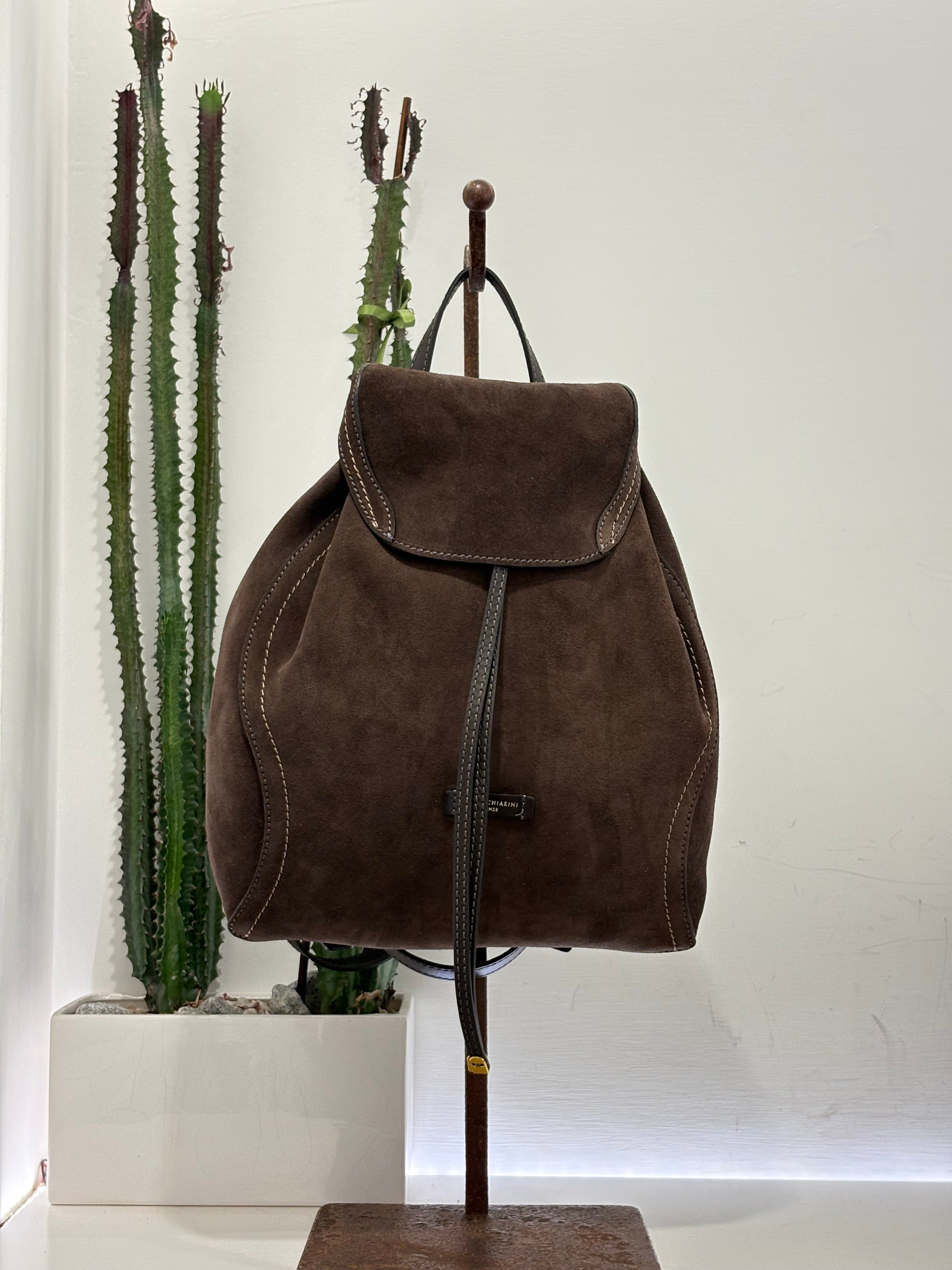 Gianni Chiarini zaino VIOLETTE SUEDE dimensione GRANDE